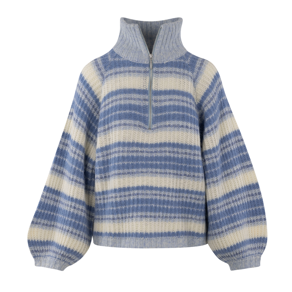 Urban Pioneers Female Lova Half-zip SWEATER BLUE