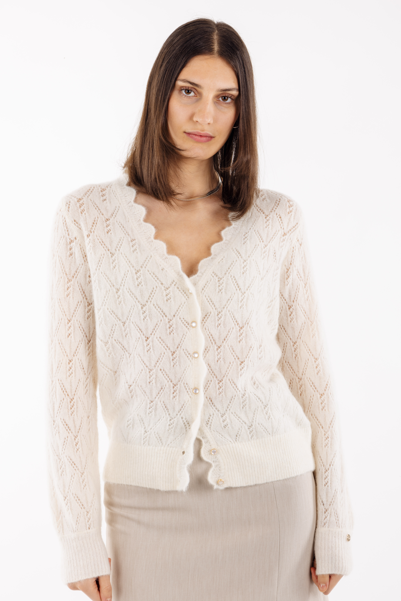 Urban Pioneers Female Lykke Cardigan CARDIGAN CREAM