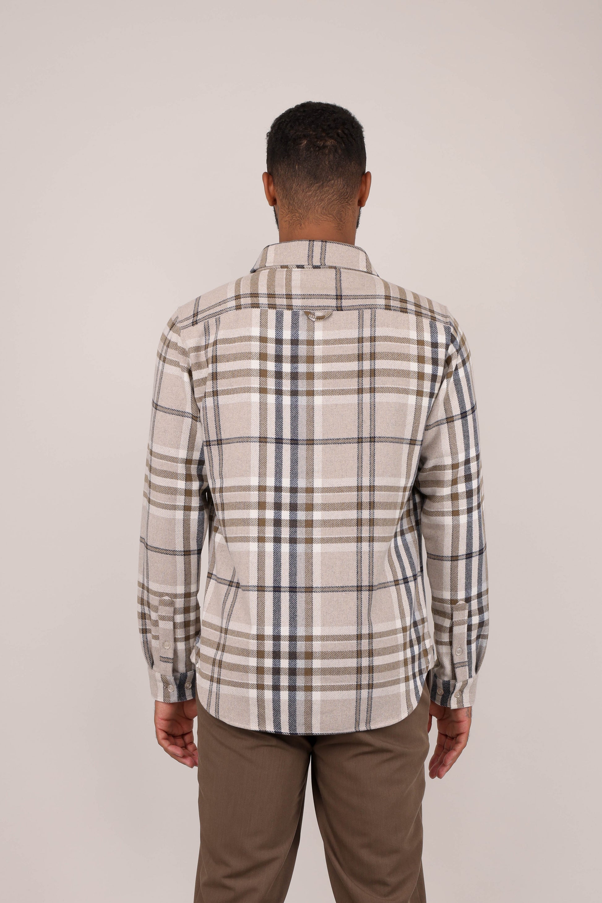 Urban Pioneers Male Made Shirt SHIRT SAND CHECK