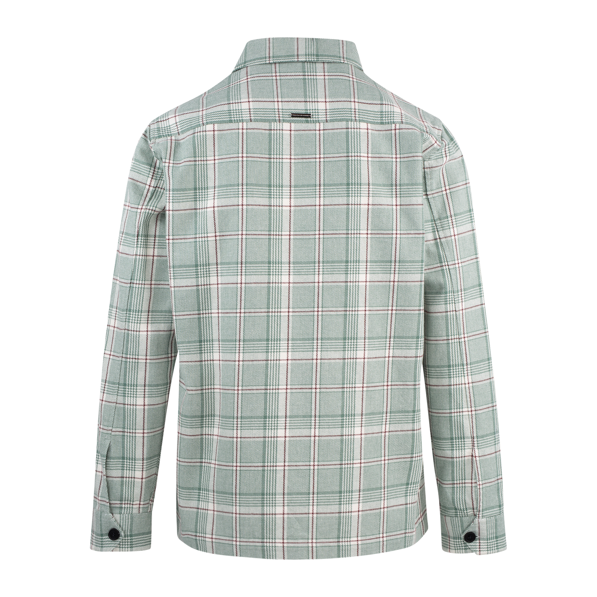 Urban Pioneers Male Matheus Overshirt SHIRT GREEN CHECK