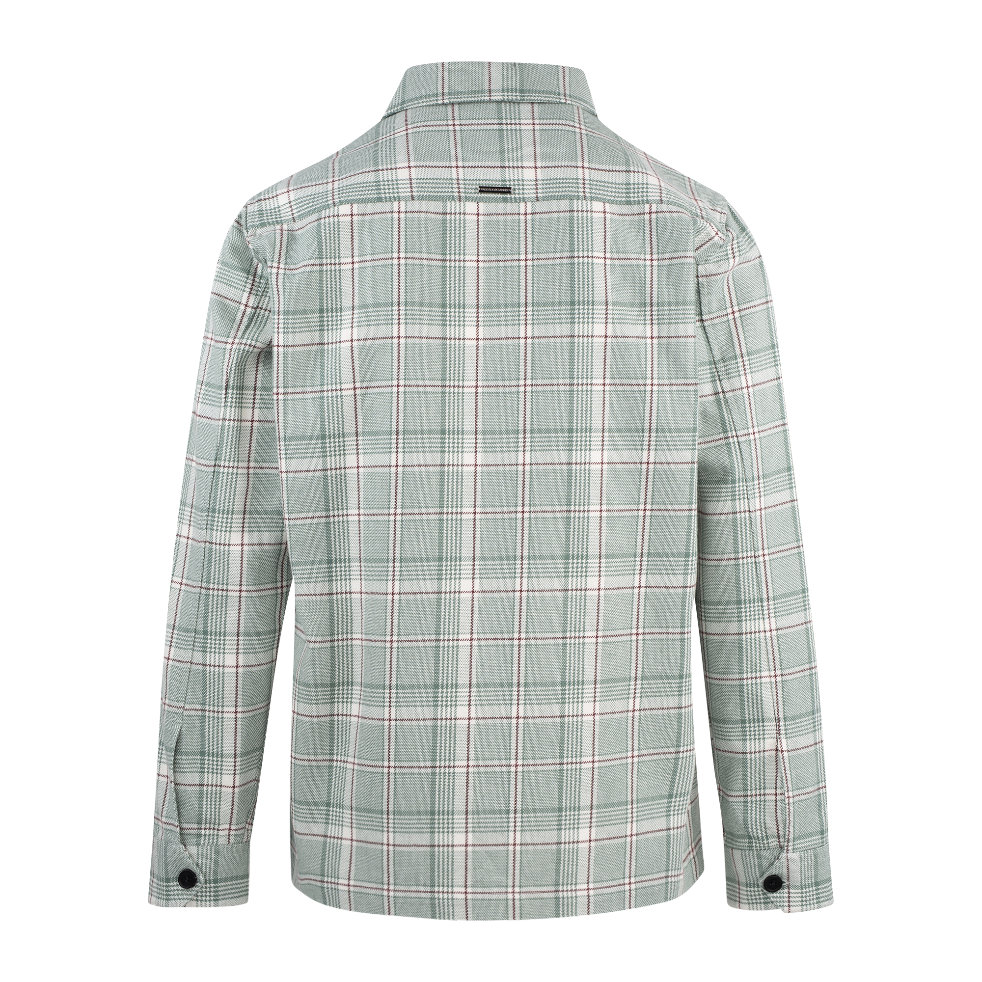 Urban Pioneers Male Matheus Overshirt SHIRT GREEN CHECK