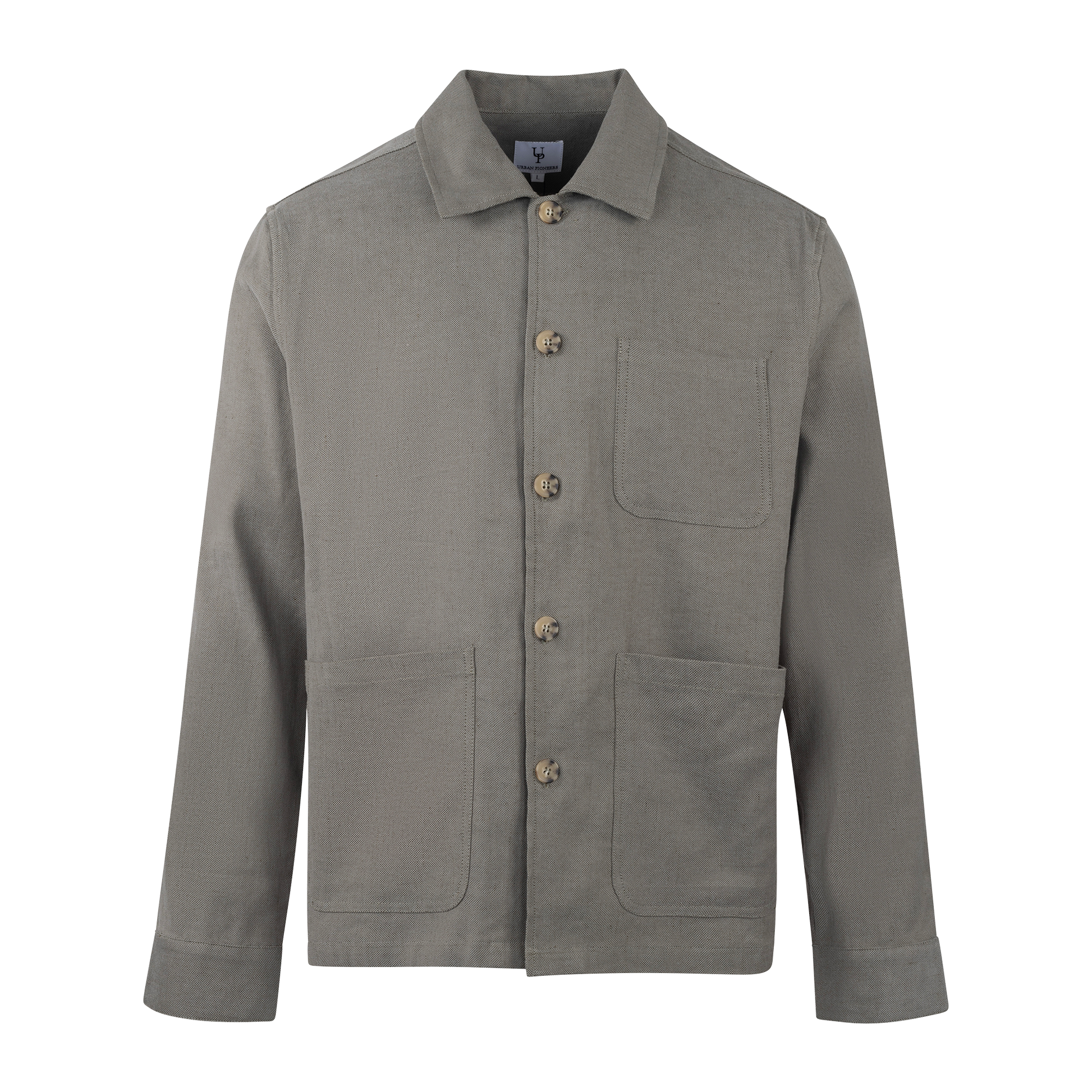Urban Pioneers Male Mayk Overshirt SHIRT FOREST NIGHT MELANGE