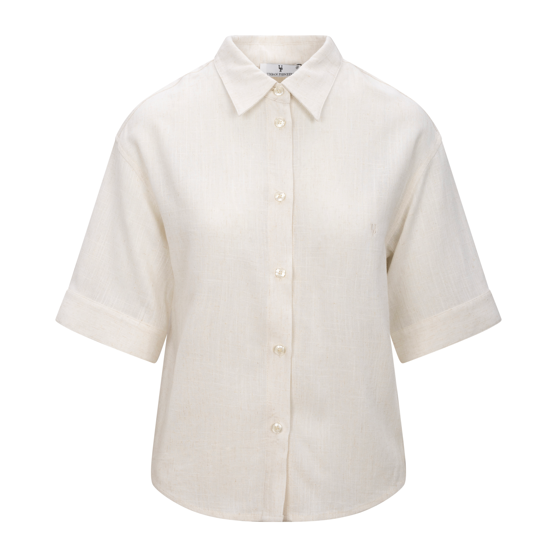 Urban Pioneers Female Nemi SS Shirt SS SHIRT LIGHT SAND