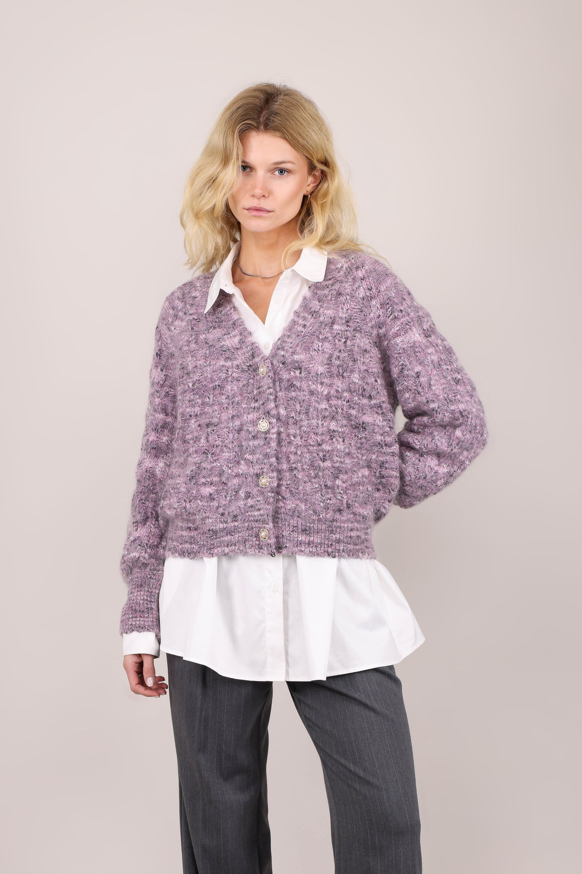 Urban Pioneers Female Nikita Cardigan CARDIGAN PURPLE MULTI