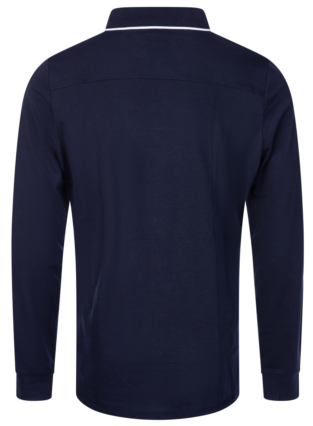 Urban Pioneers Male Oliver LS Pique PIQUE NAVY