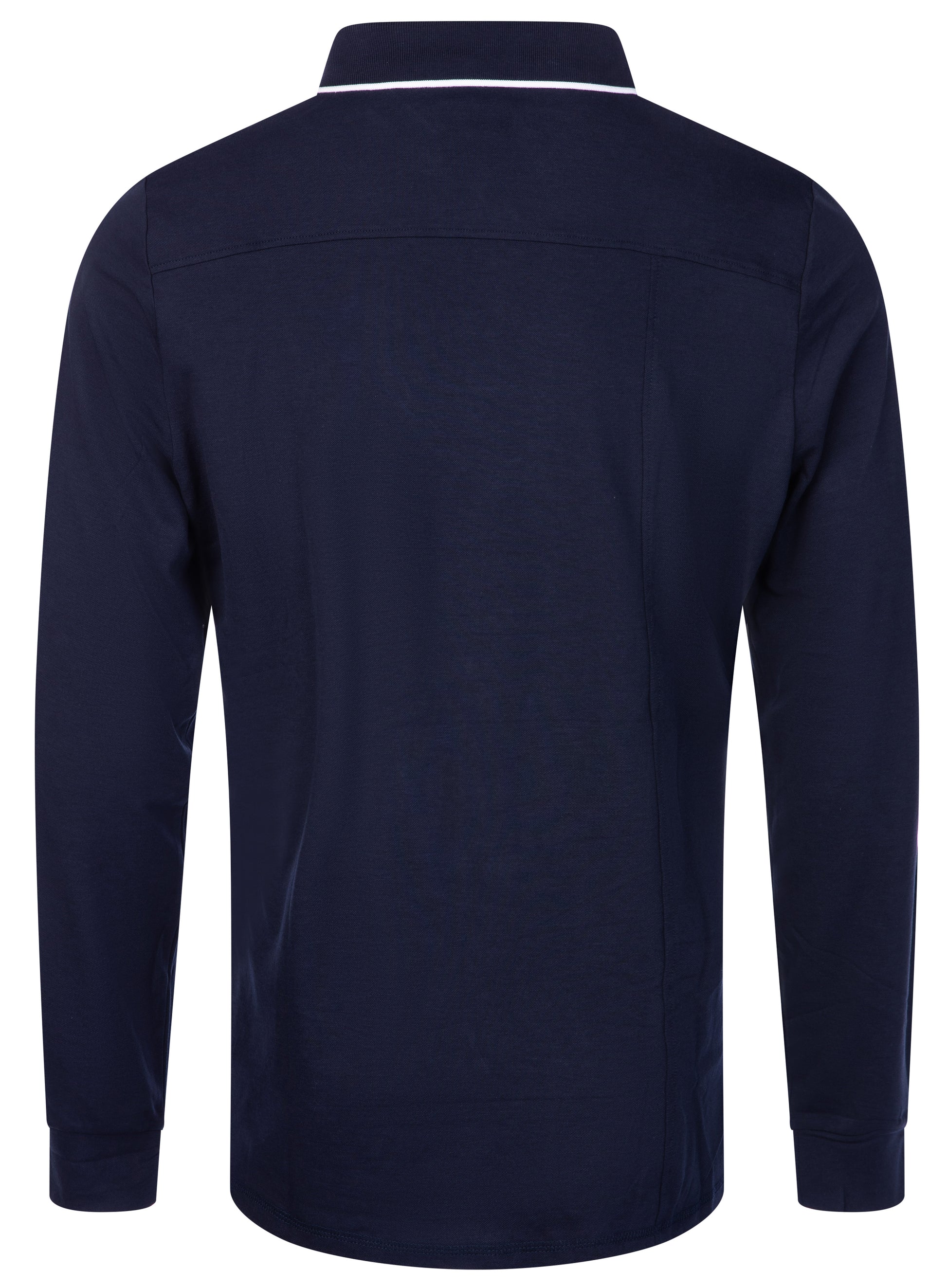 Urban Pioneers Male Oliver LS Pique PIQUE NAVY