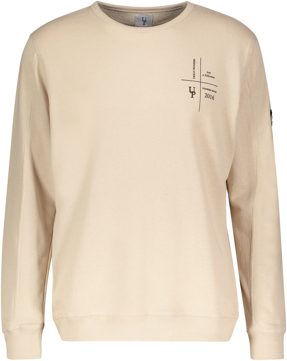 Urban Pioneers Male Onkel Crew Neck SWEATER SAND