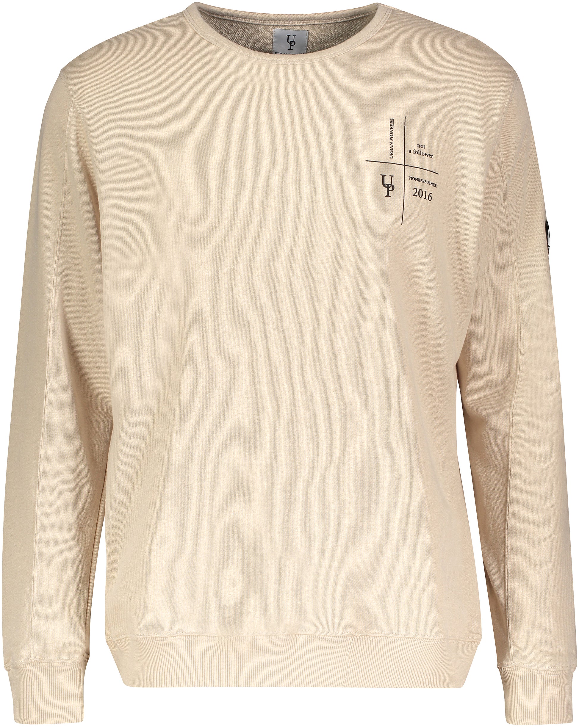 Urban Pioneers Male Onkel Crew Neck SWEATER SAND