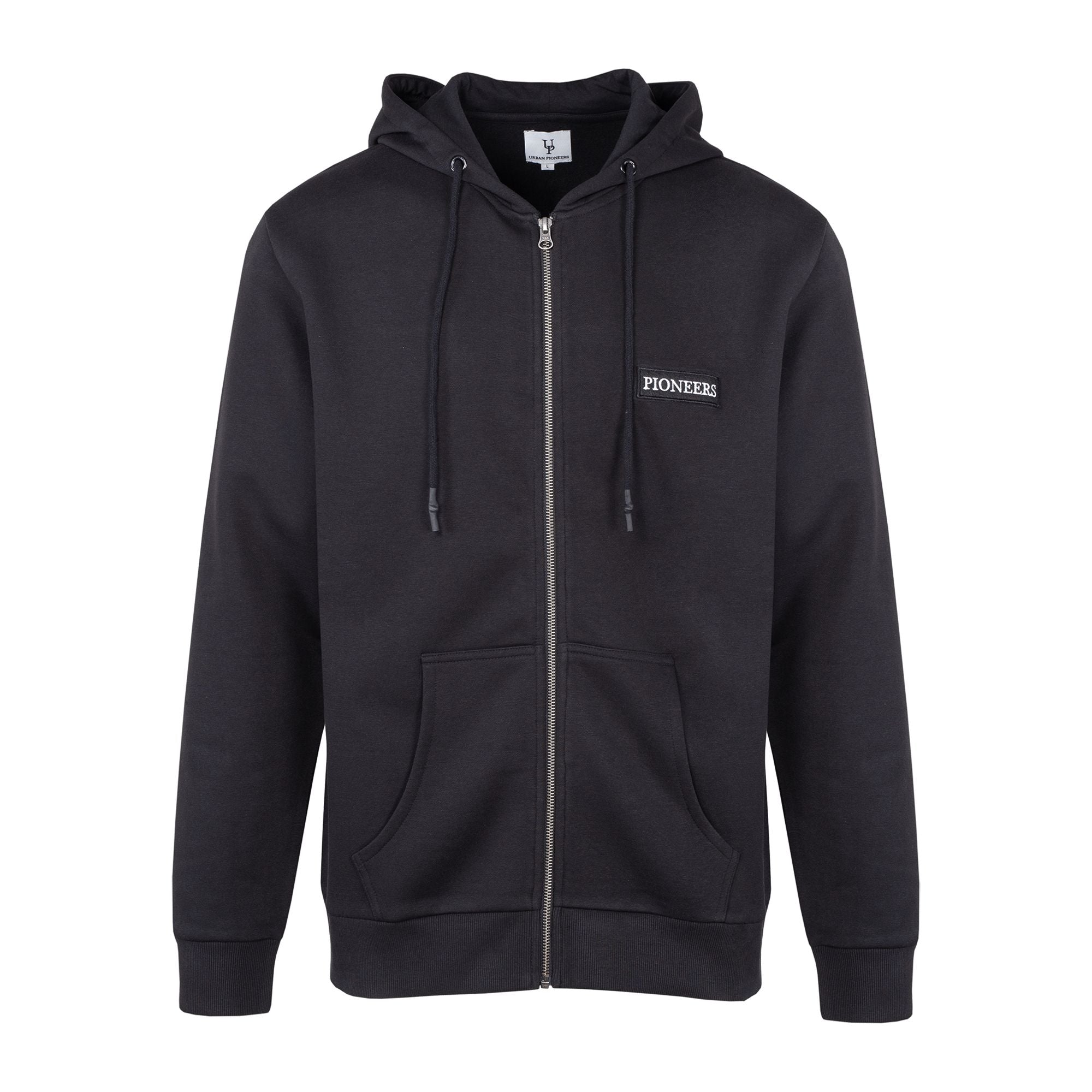 Urban Pioneers Male Parley Zip Hoodie  BLACK