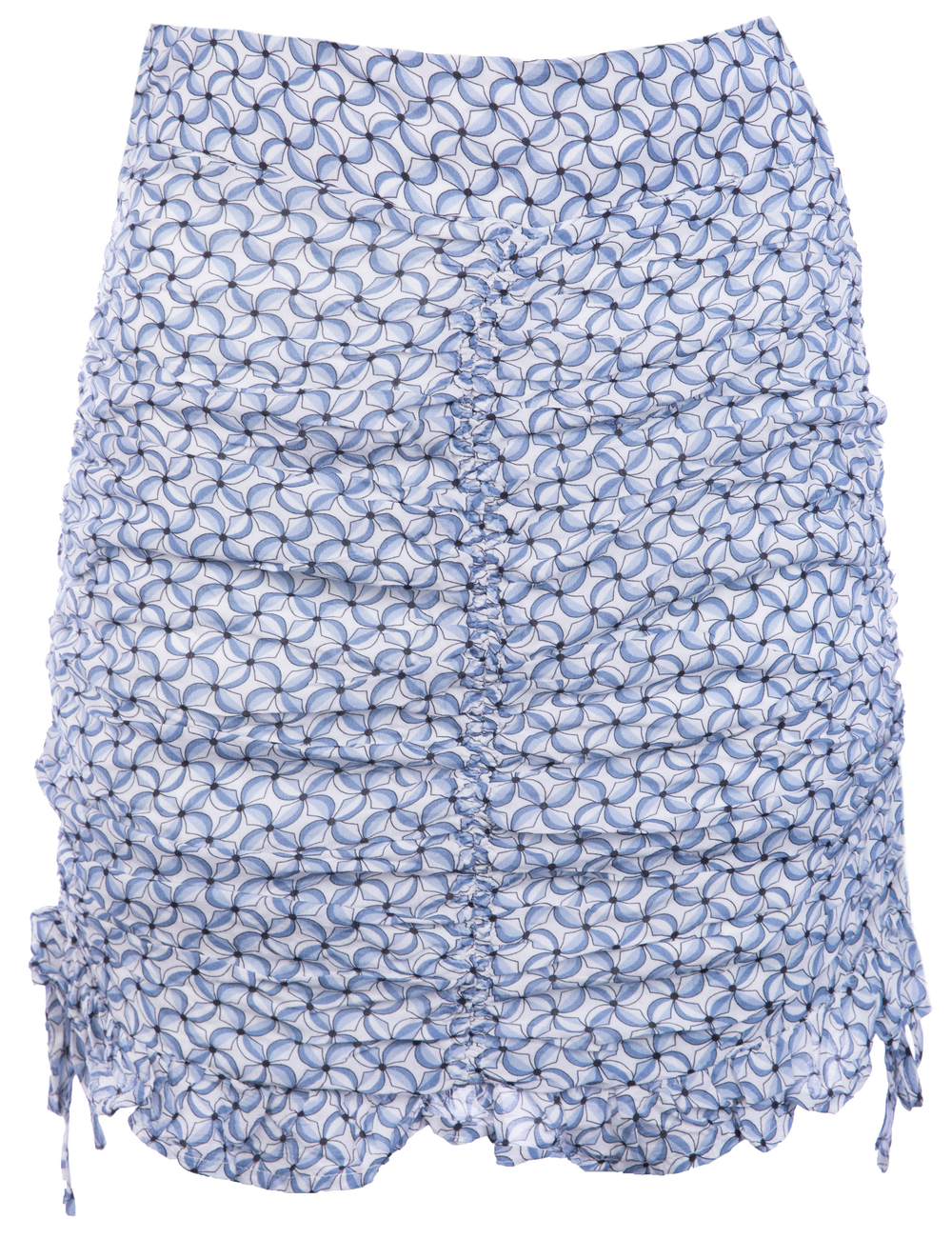 Urban Pioneers Female Pauline Skirt SKIRT BLUE WINDMILL AOP