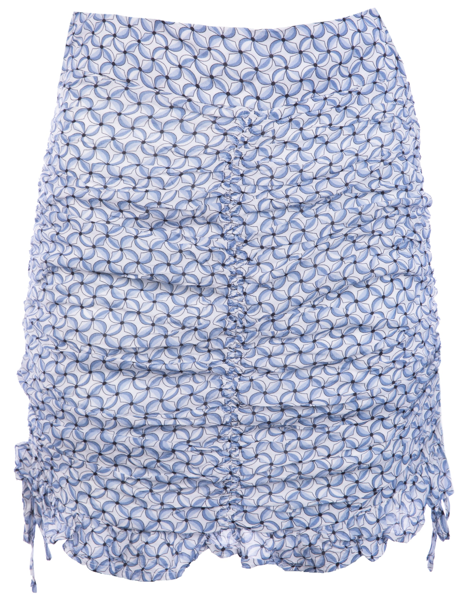 Urban Pioneers Female Pauline Skirt SKIRT BLUE WINDMILL AOP