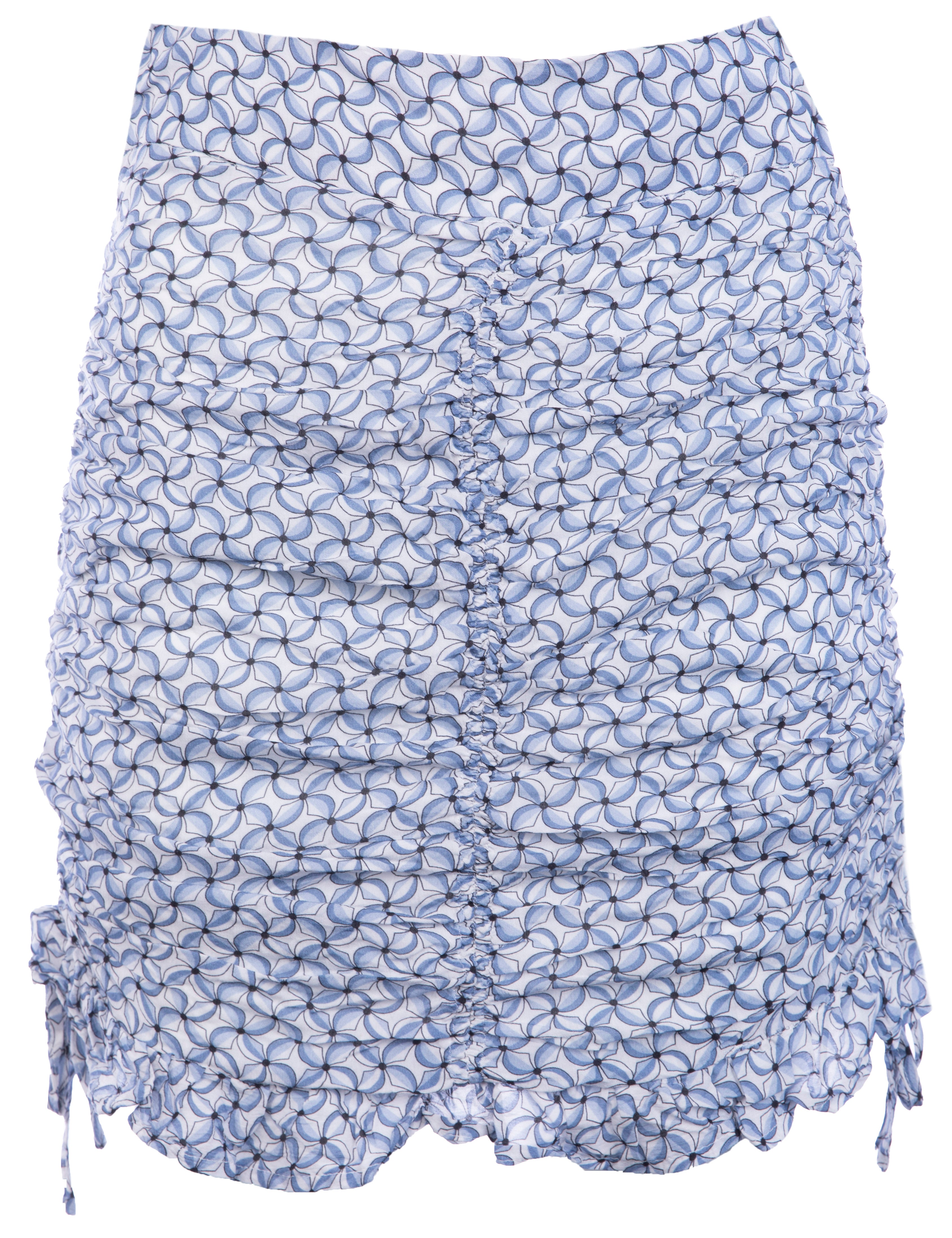 Urban Pioneers Female Pauline Skirt SKIRT BLUE WINDMILL AOP