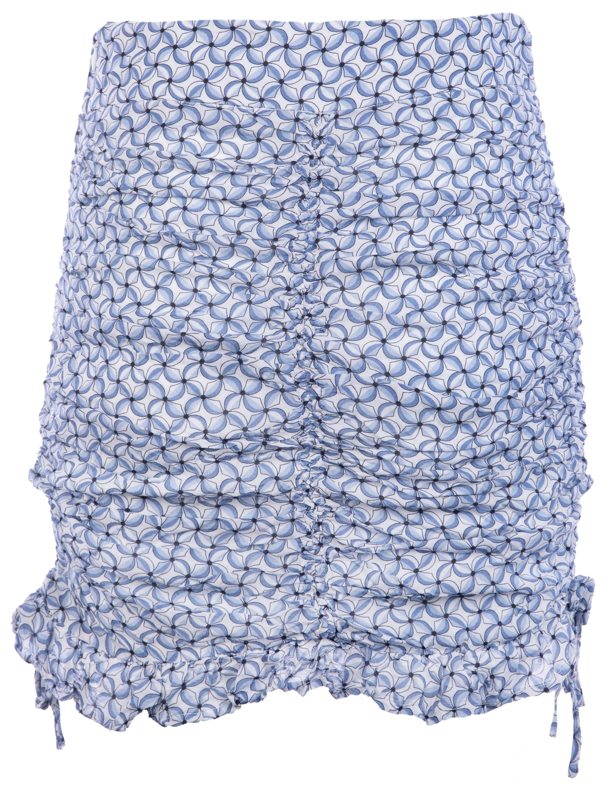 Urban Pioneers Female Pauline Skirt SKIRT BLUE WINDMILL AOP