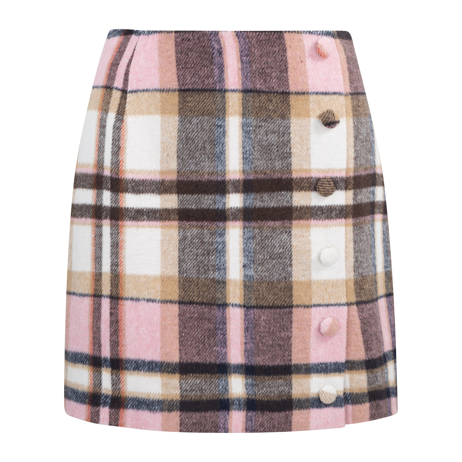 Urban Pioneers Female Petra Skirt SKIRT PINK CHECK