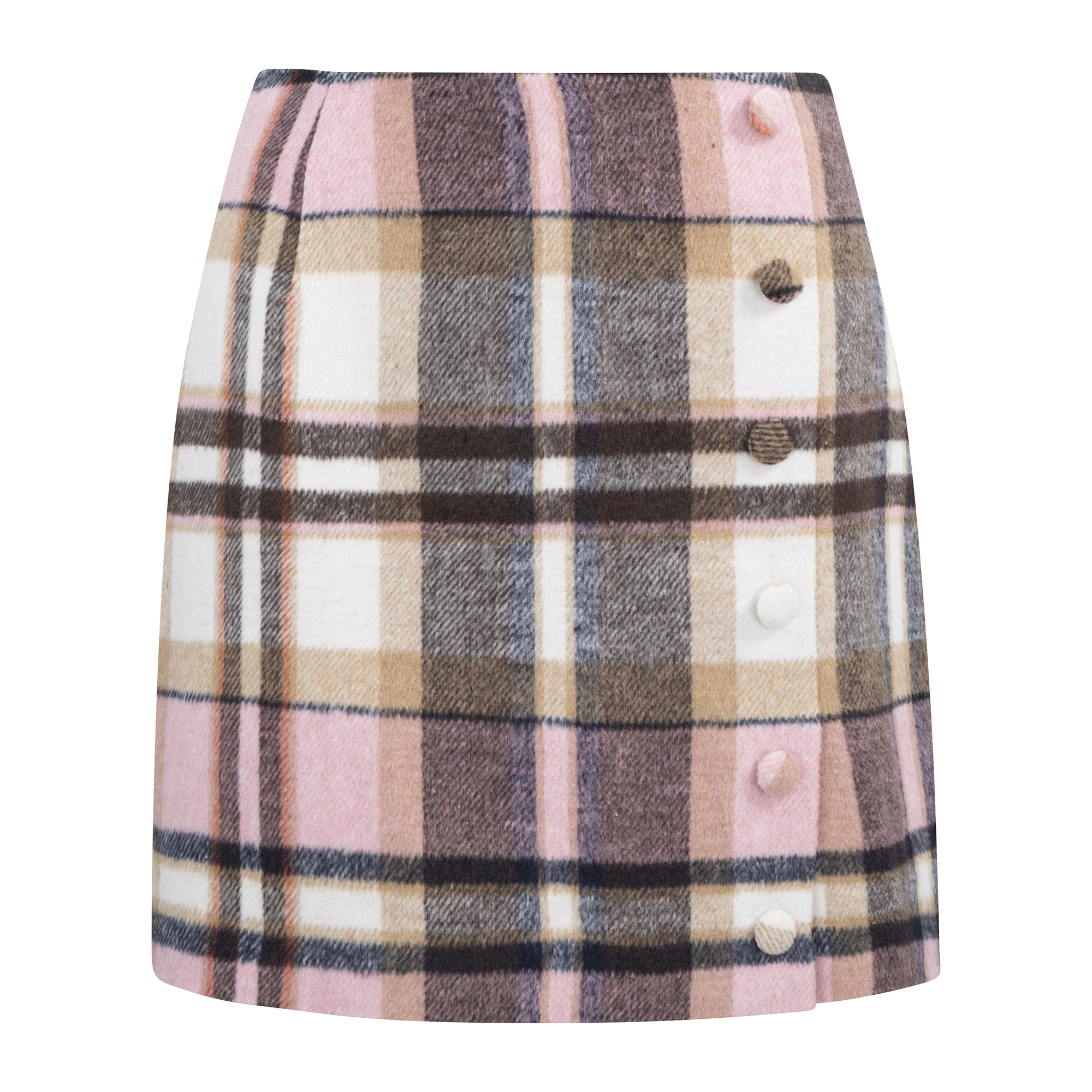Urban Pioneers Female Petra Skirt SKIRT PINK CHECK