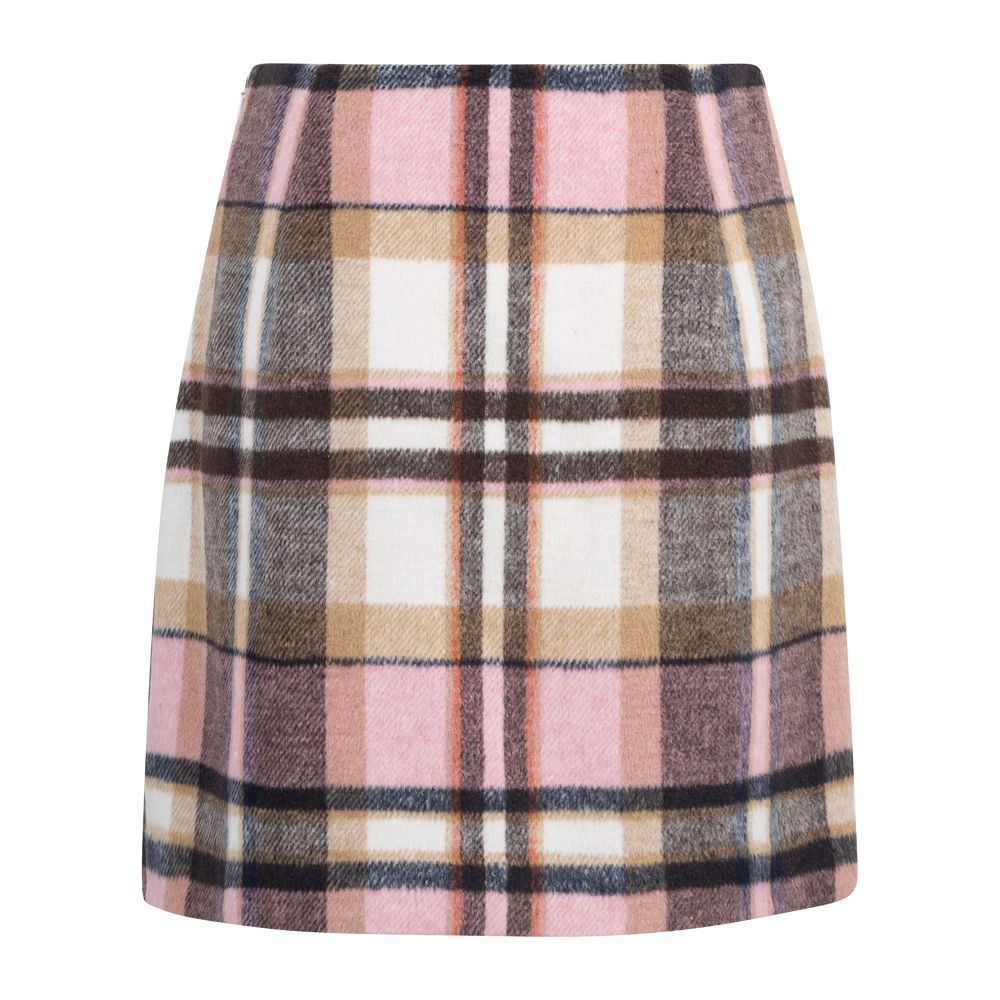 Urban Pioneers Female Petra Skirt SKIRT PINK CHECK