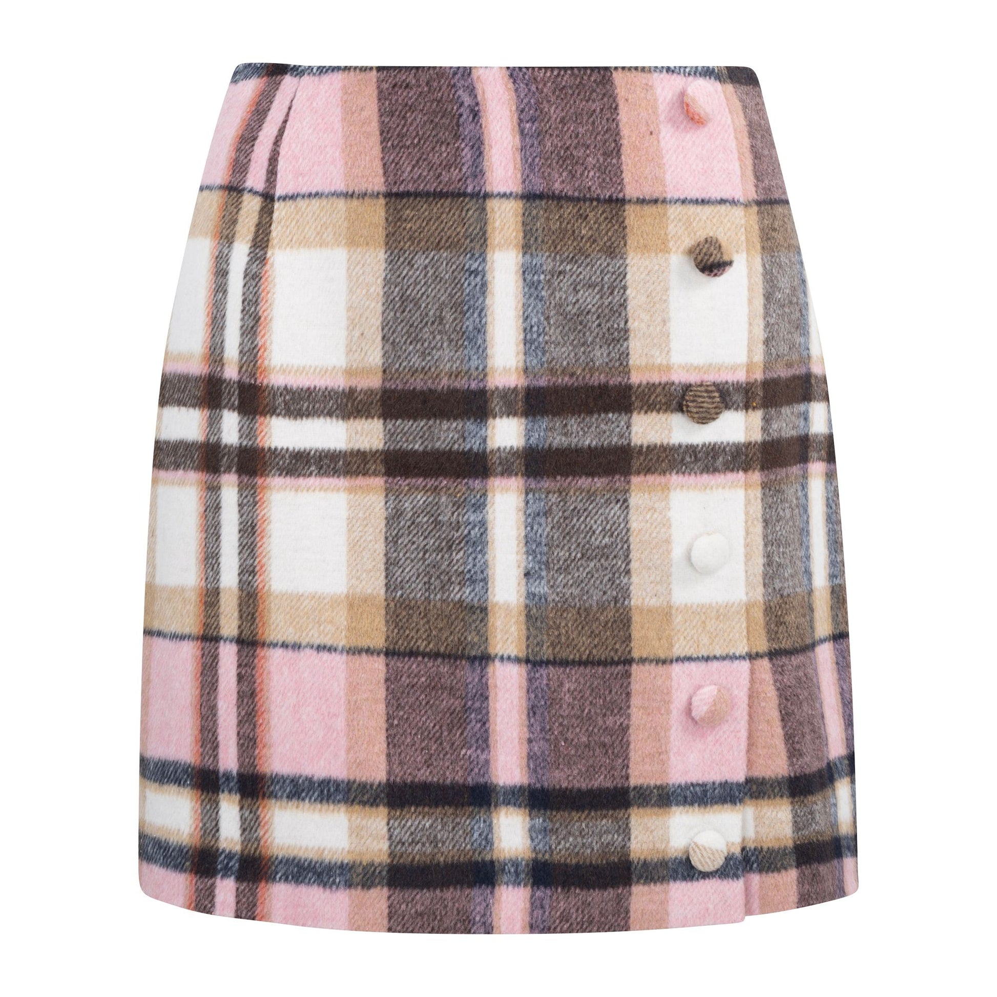 Urban Pioneers Female Petra Skirt SKIRT PINK CHECK
