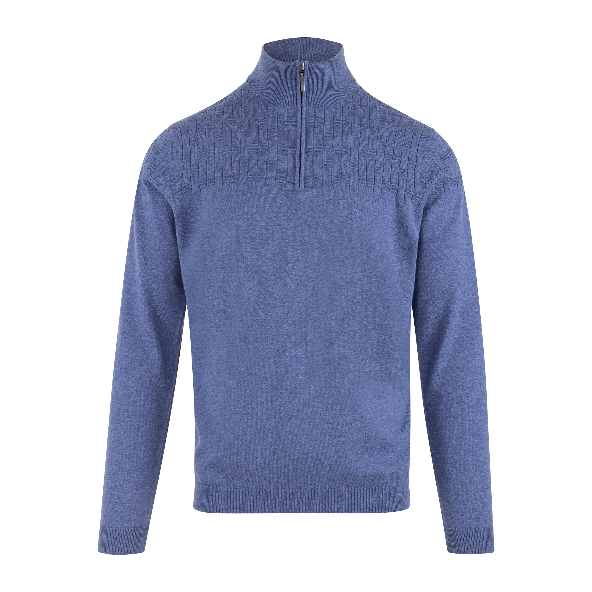 Urban Pioneers Male Phillis Half-zip SWEATER DENIM