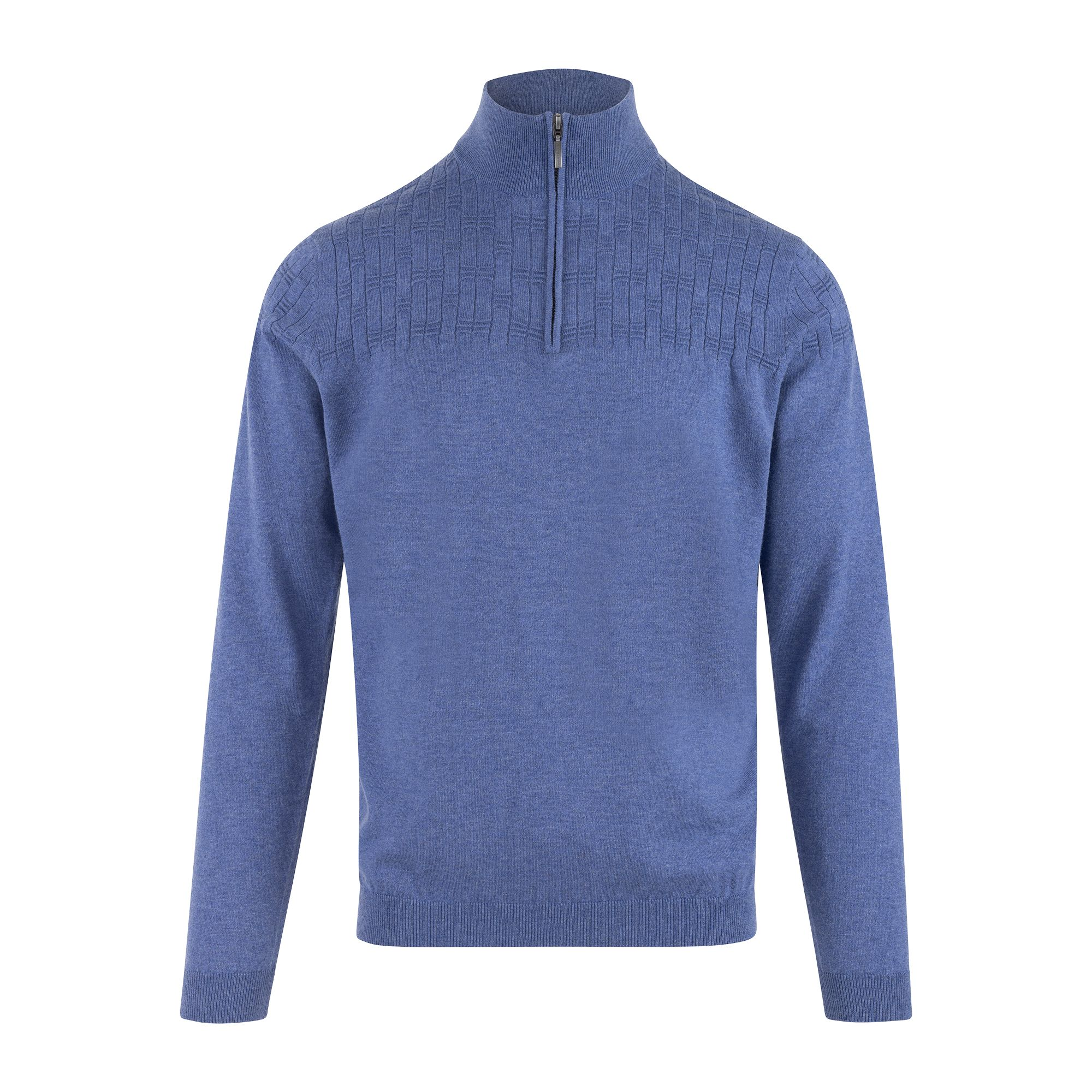 Urban Pioneers Male Phillis Half-zip SWEATER DENIM