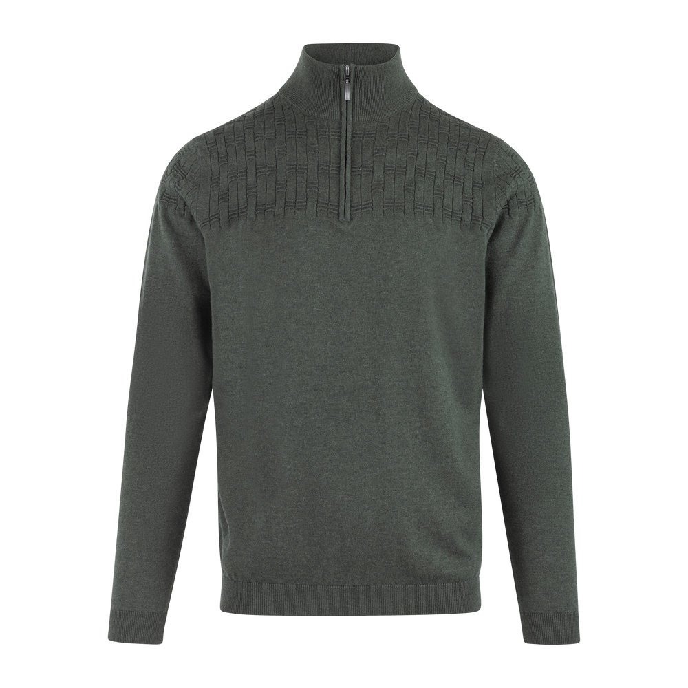 Urban Pioneers Male Phillis Half-zip SWEATER FOREST
