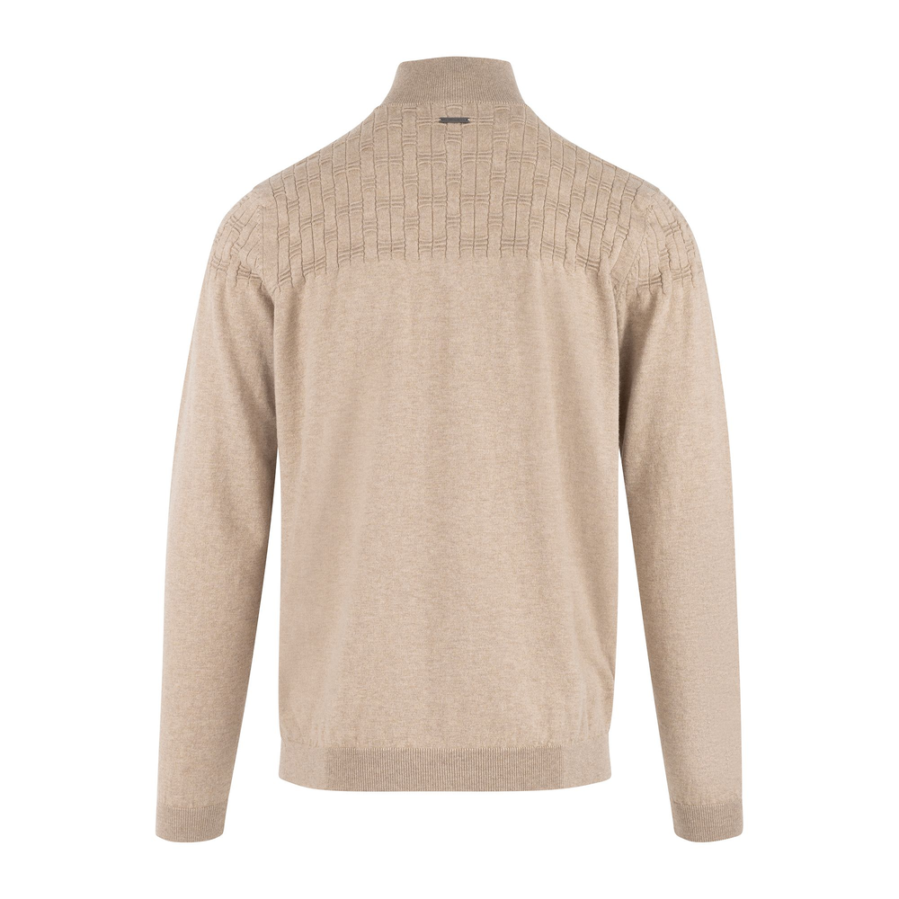 Urban Pioneers Male Phillis Half-zip SWEATER OATMEAL