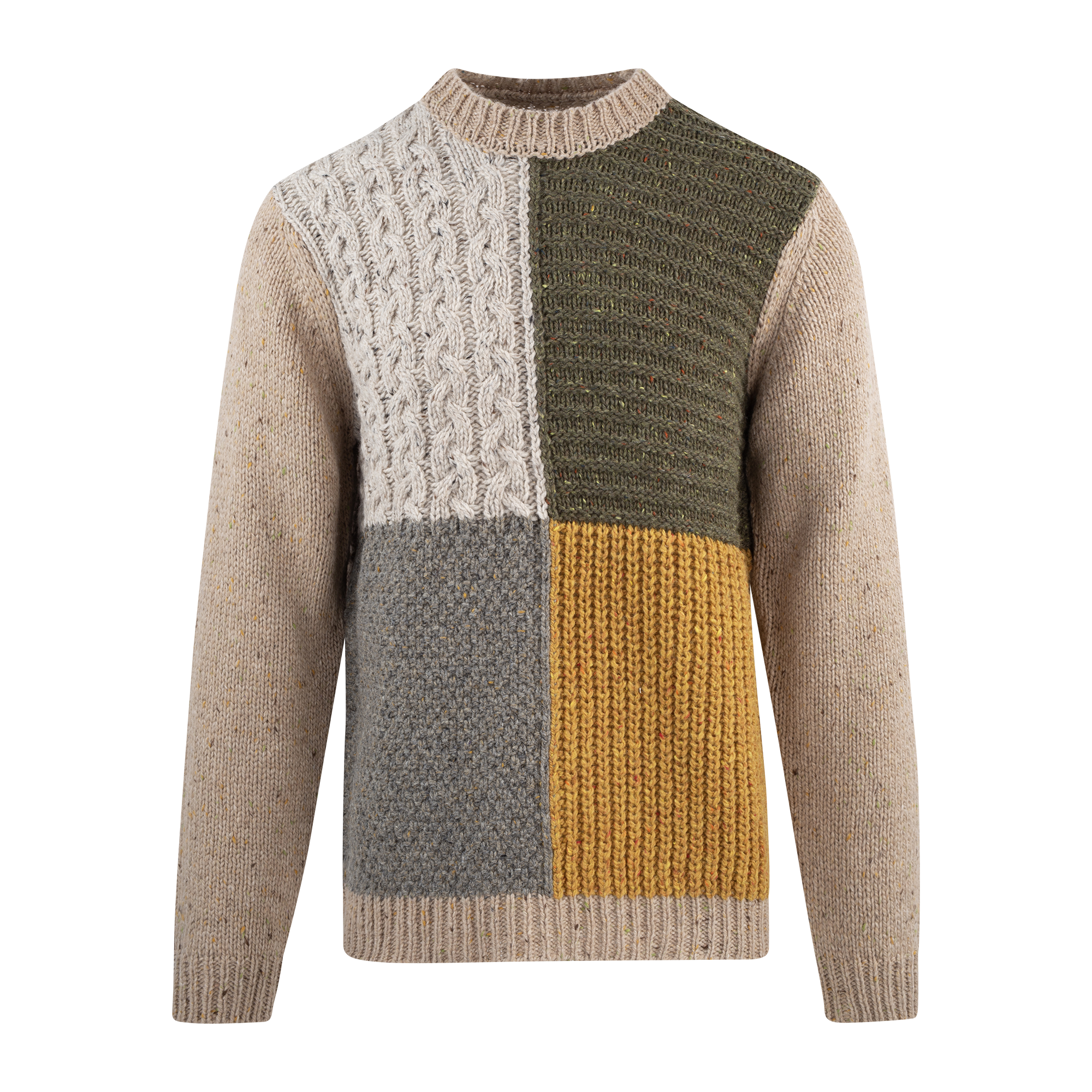 Urban Pioneers Male Pitt Sweater SWEATER SAND MULTI