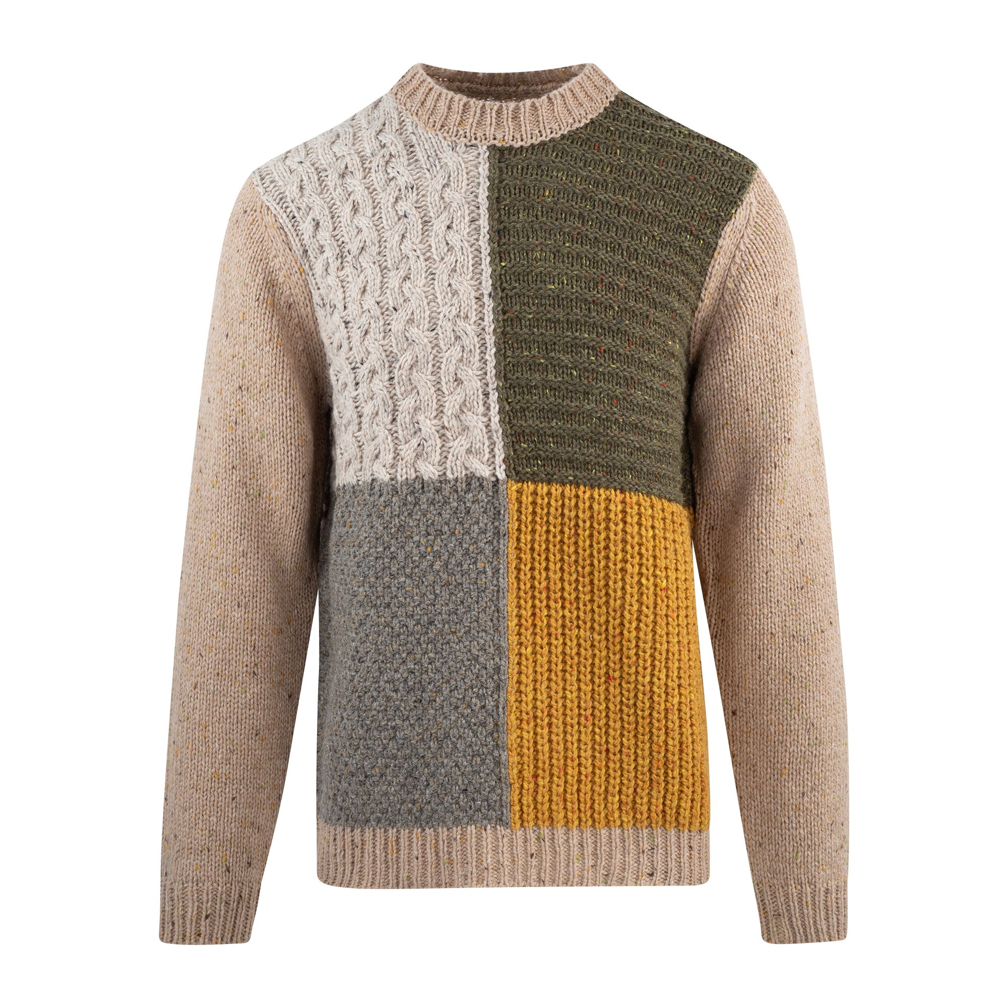 Urban Pioneers Male Pitt Sweater SWEATER SAND MULTI