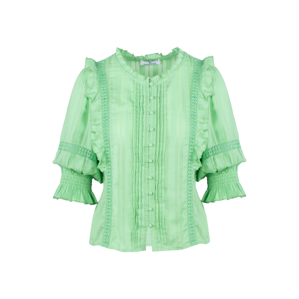 Urban Pioneers Female Rebekka Blouse BLOUSE ABSINTHE GREEN
