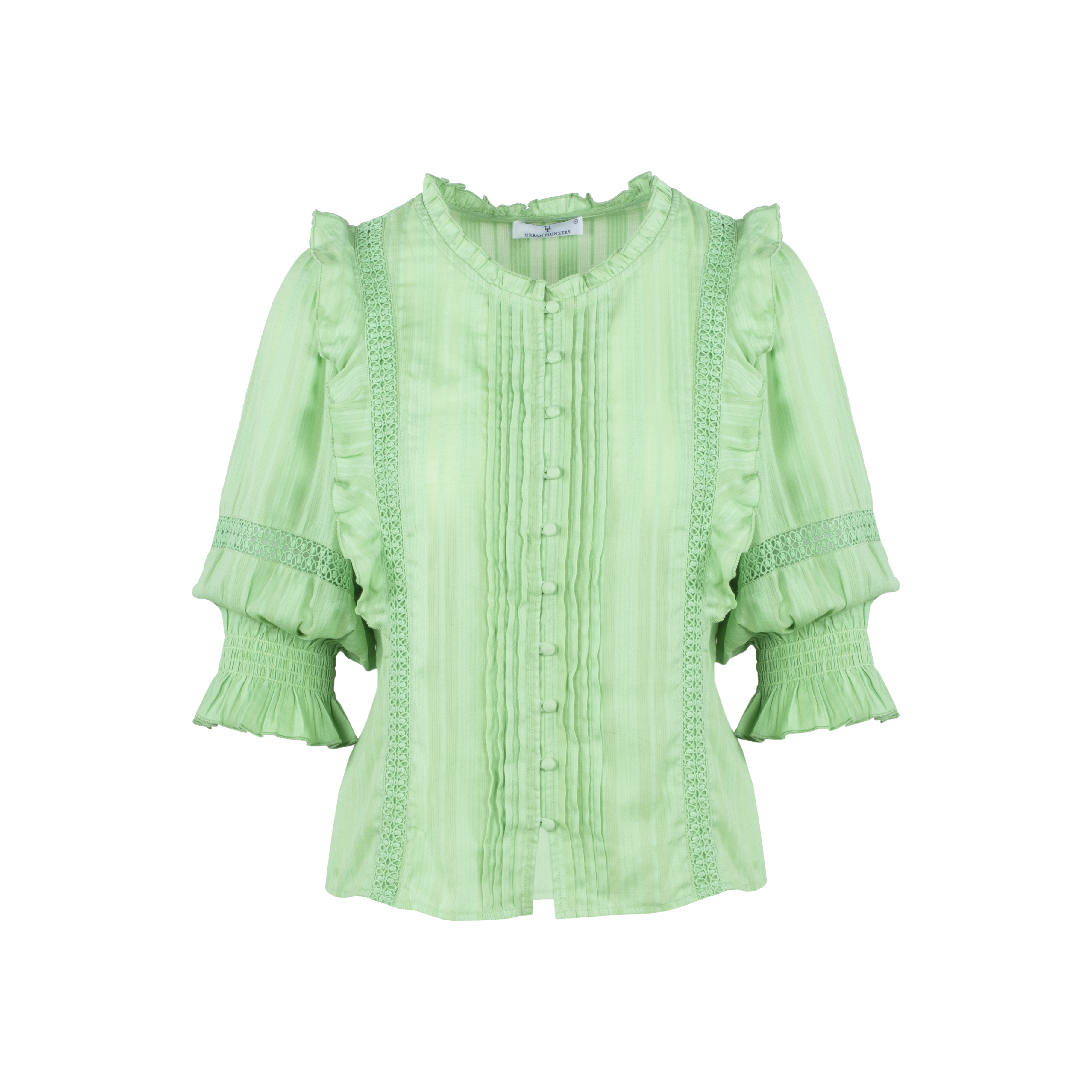 Urban Pioneers Female Rebekka Blouse BLOUSE ABSINTHE GREEN