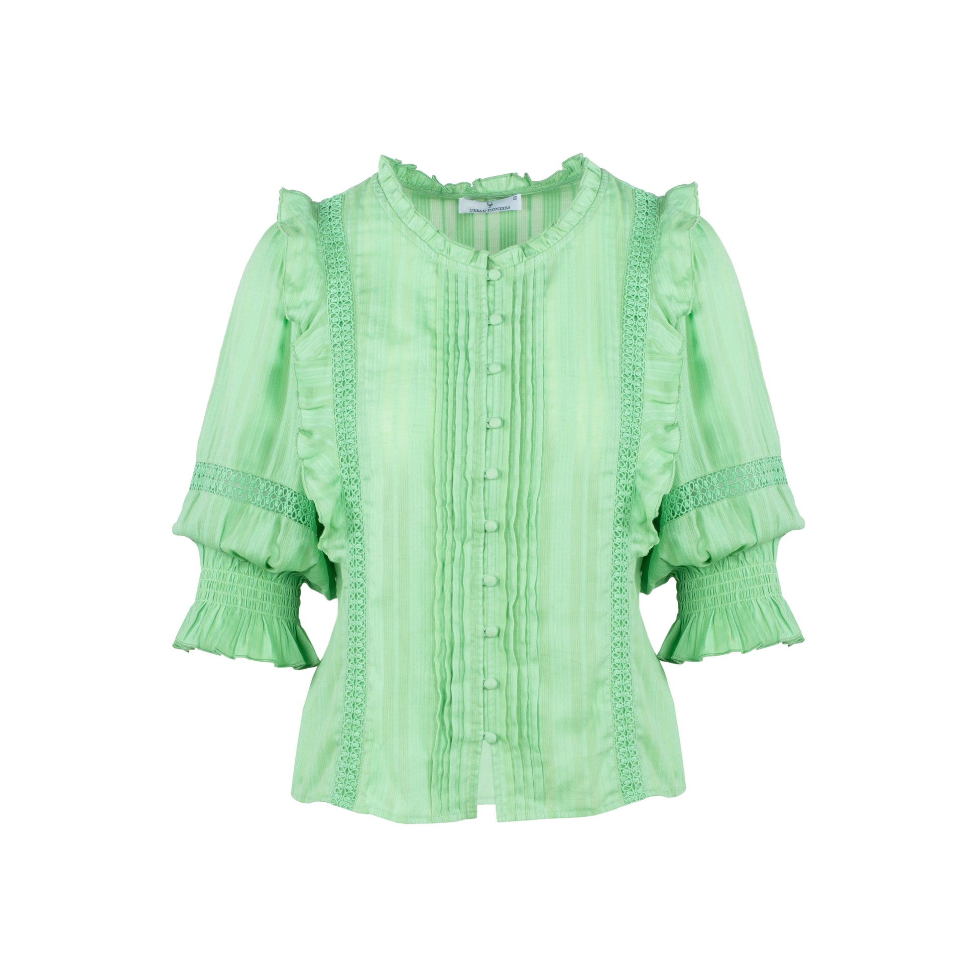 Urban Pioneers Female Rebekka Blouse BLOUSE ABSINTHE GREEN