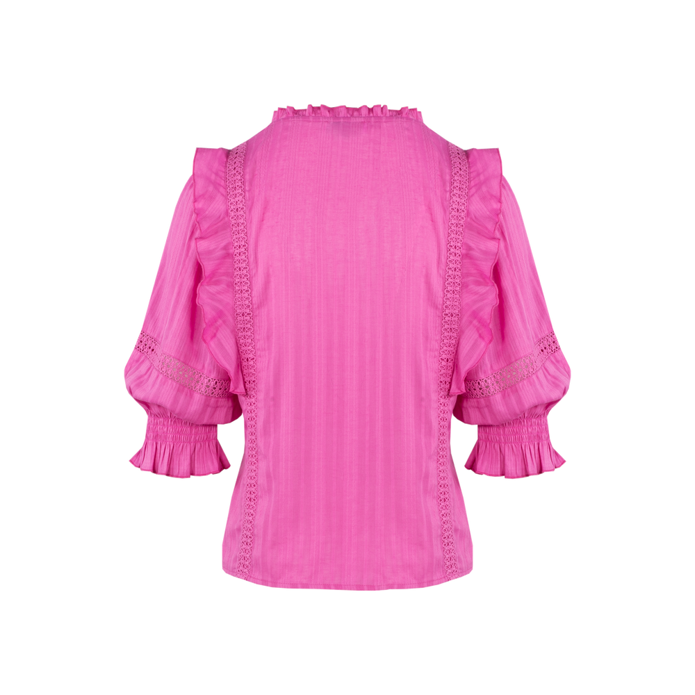 Urban Pioneers Female Rebekka Blouse BLOUSE SUPER PINK