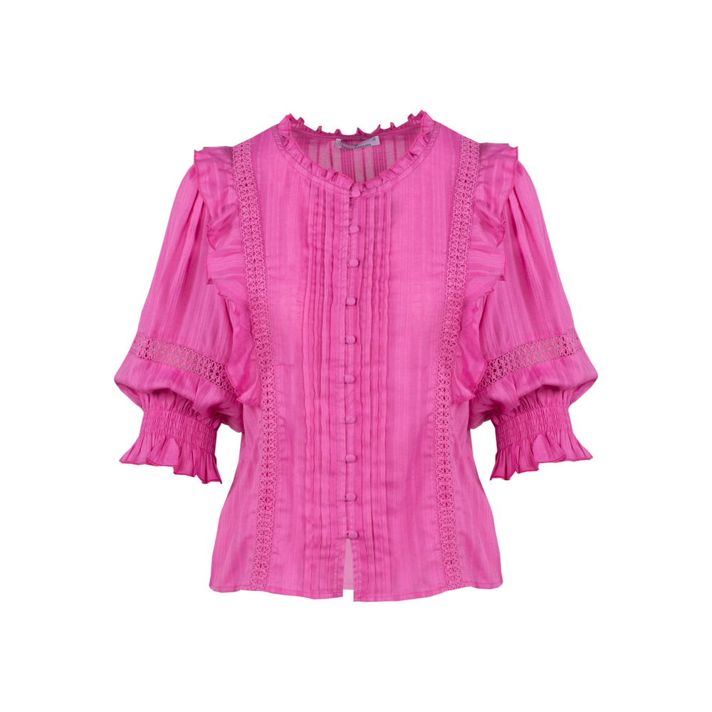 Urban Pioneers Female Rebekka Blouse BLOUSE SUPER PINK