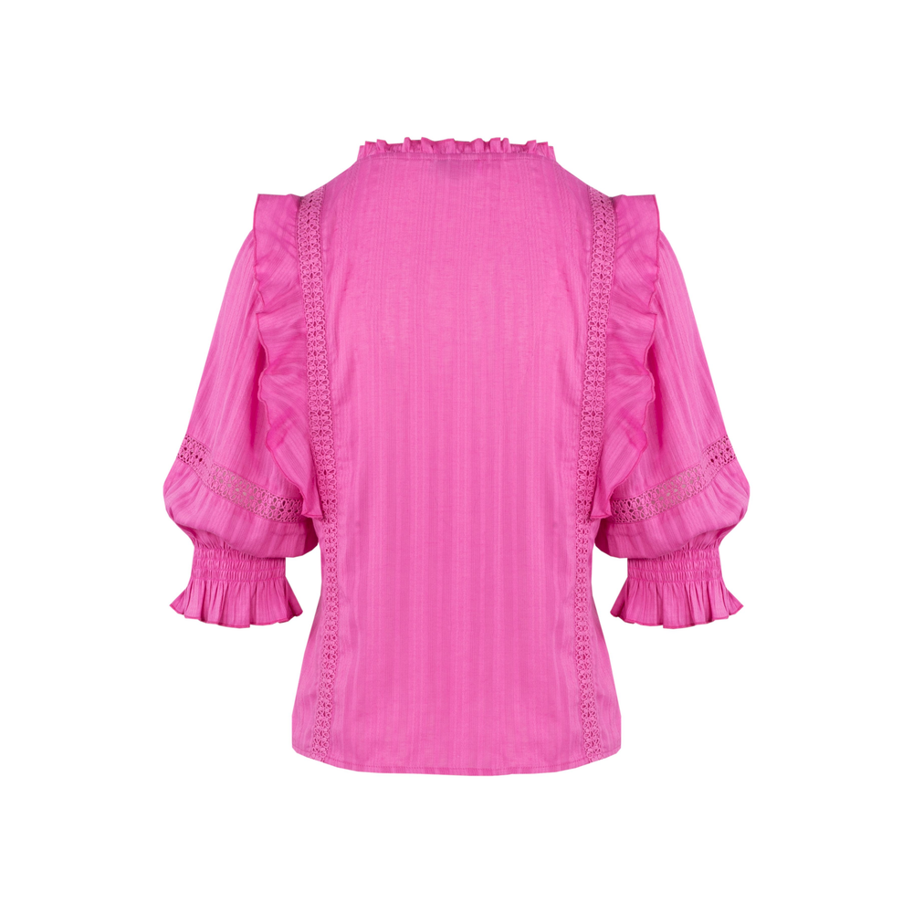 Urban Pioneers Female Rebekka Blouse BLOUSE SUPER PINK