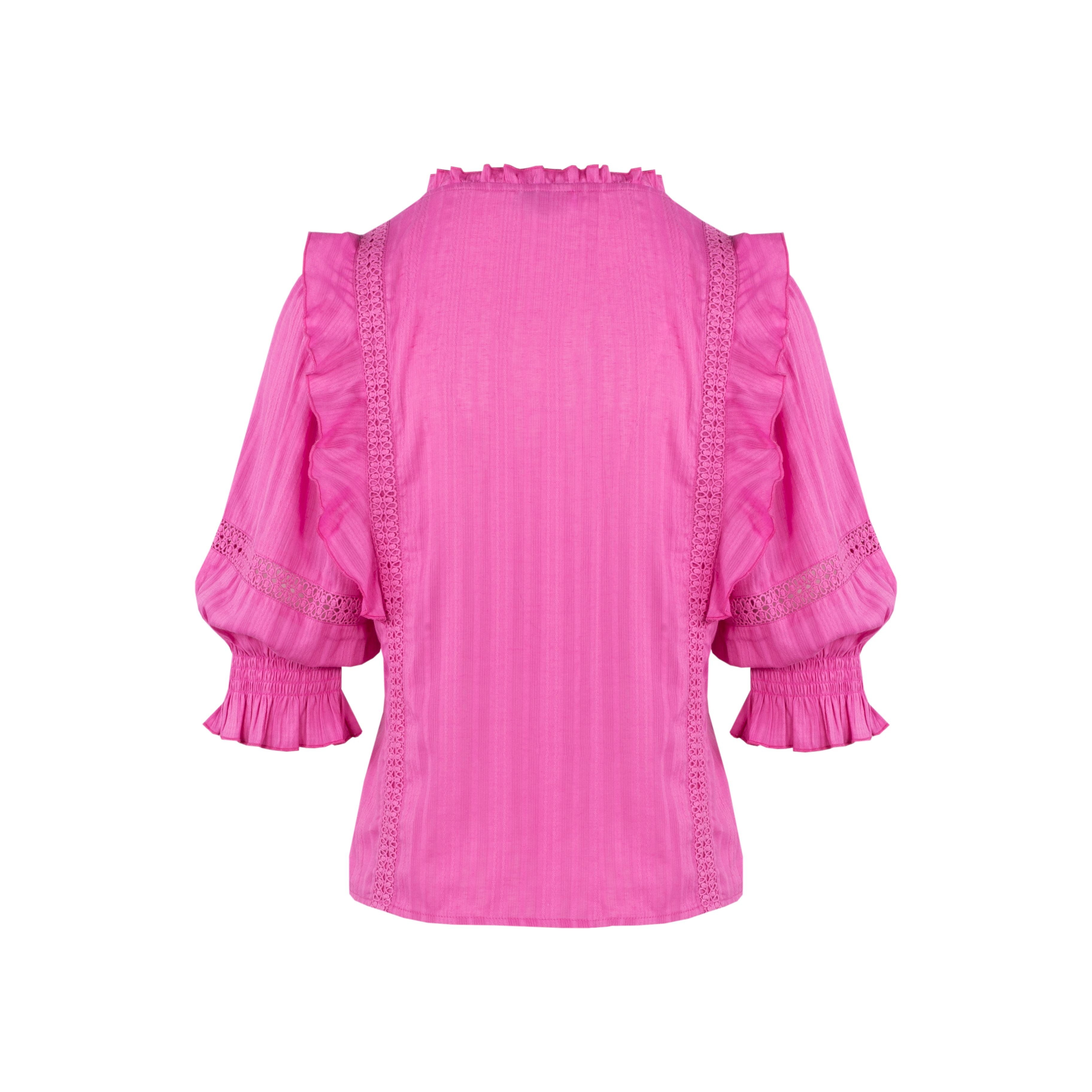 Urban Pioneers Female Rebekka Blouse BLOUSE SUPER PINK