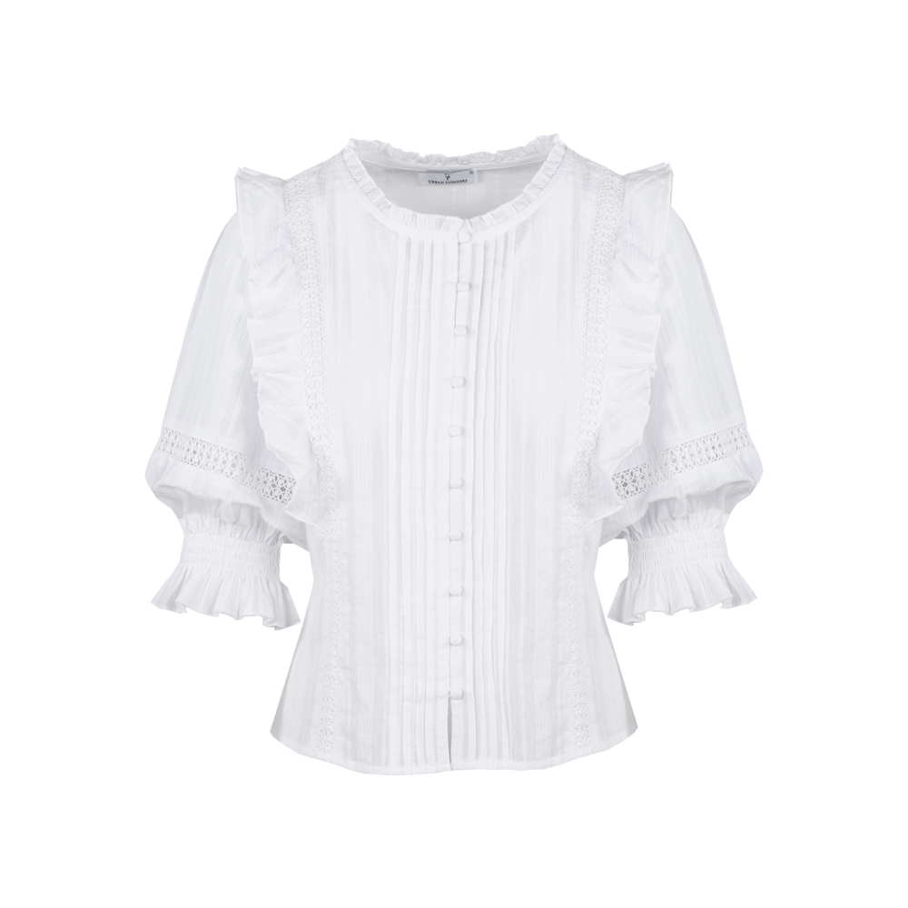 Urban Pioneers Female Rebekka Blouse BLOUSE WHITE