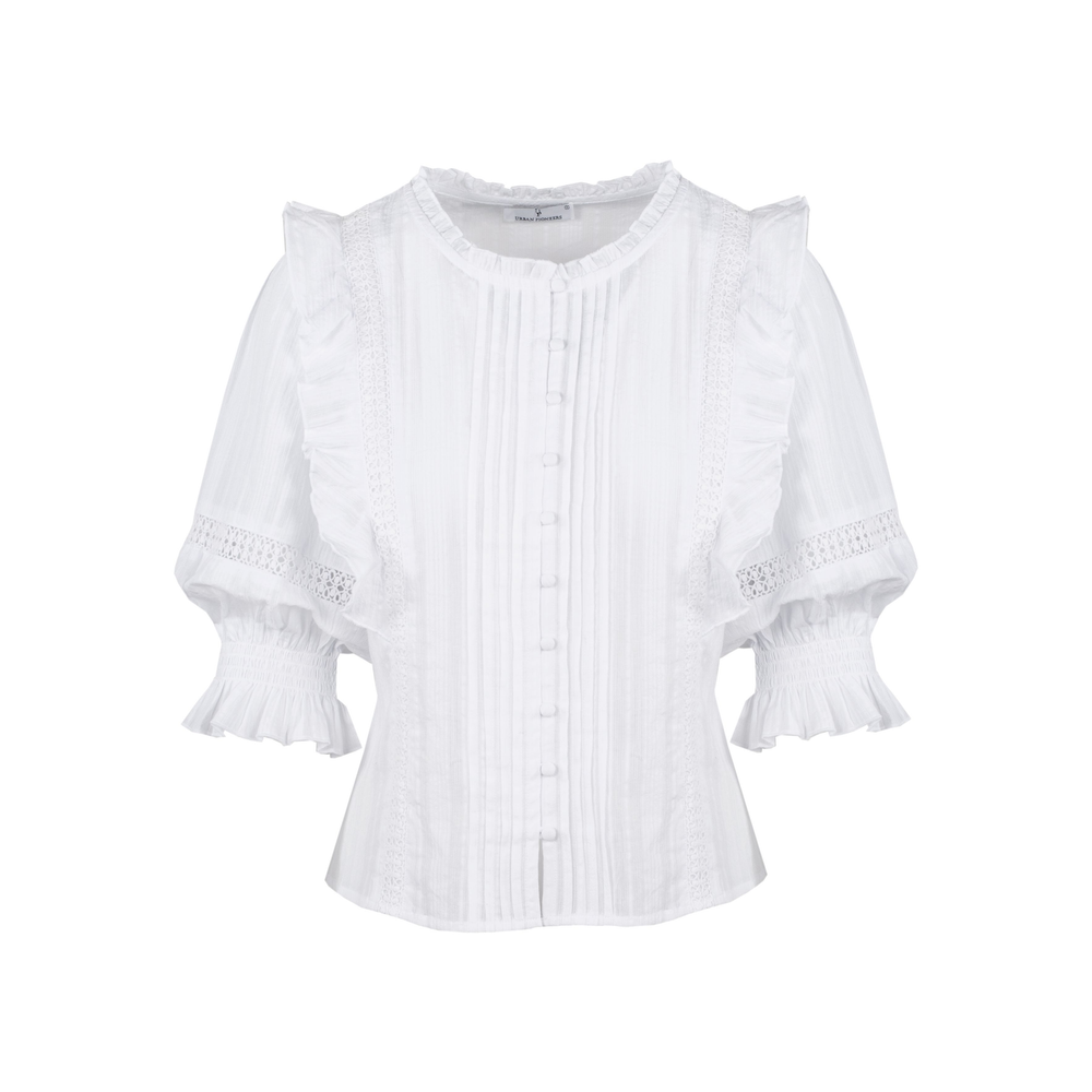 Urban Pioneers Female Rebekka Blouse BLOUSE WHITE