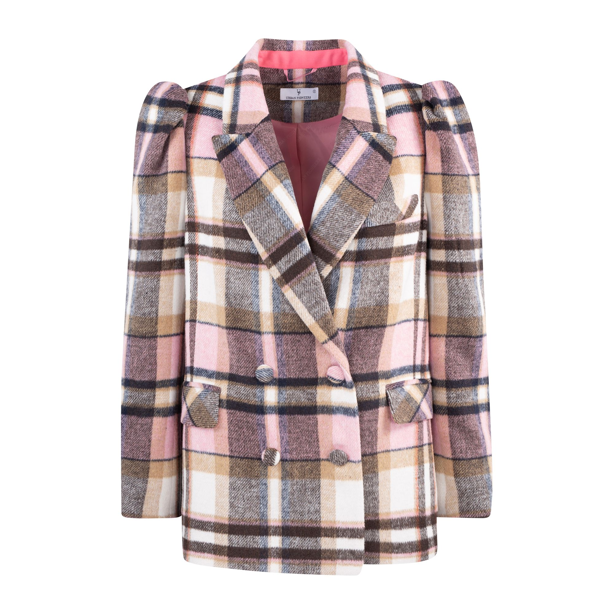 Urban Pioneers Female Rosi Blazer BLAZER PINK CHECK