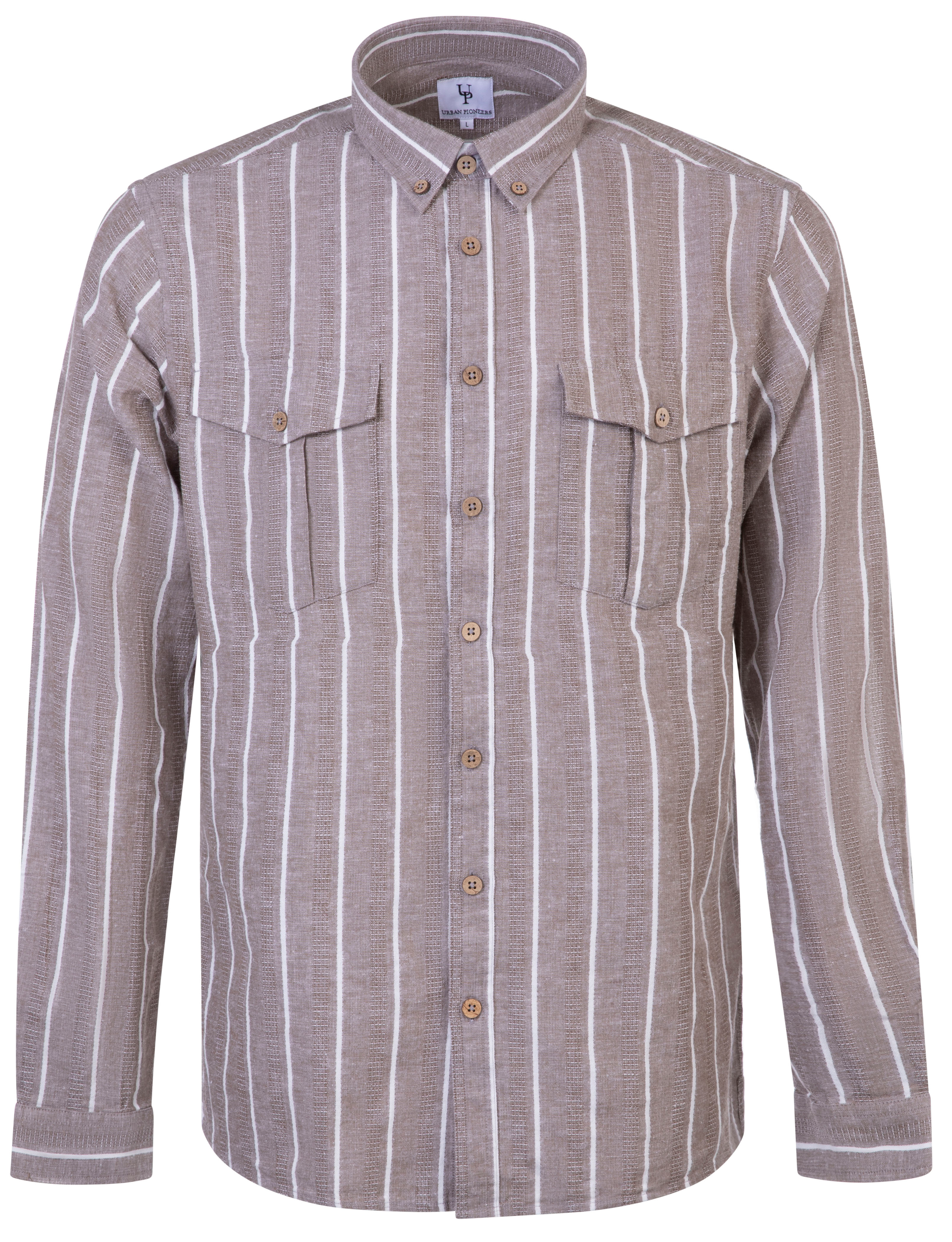 Urban Pioneers Male Russel Shirt SHIRT DUSKY OLIVE
