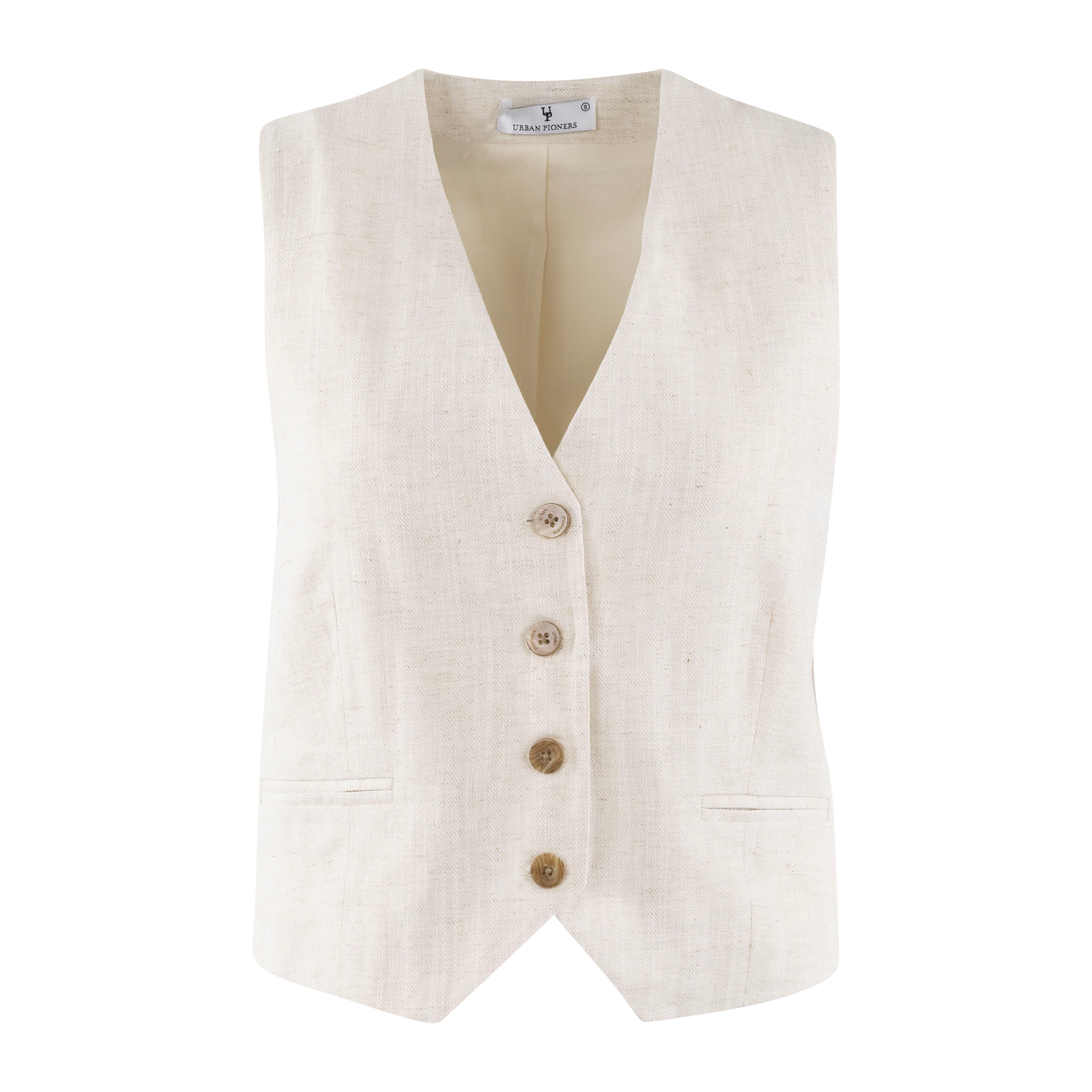 Urban Pioneers Female Selena Waistcoat VEST LIGHT SAND