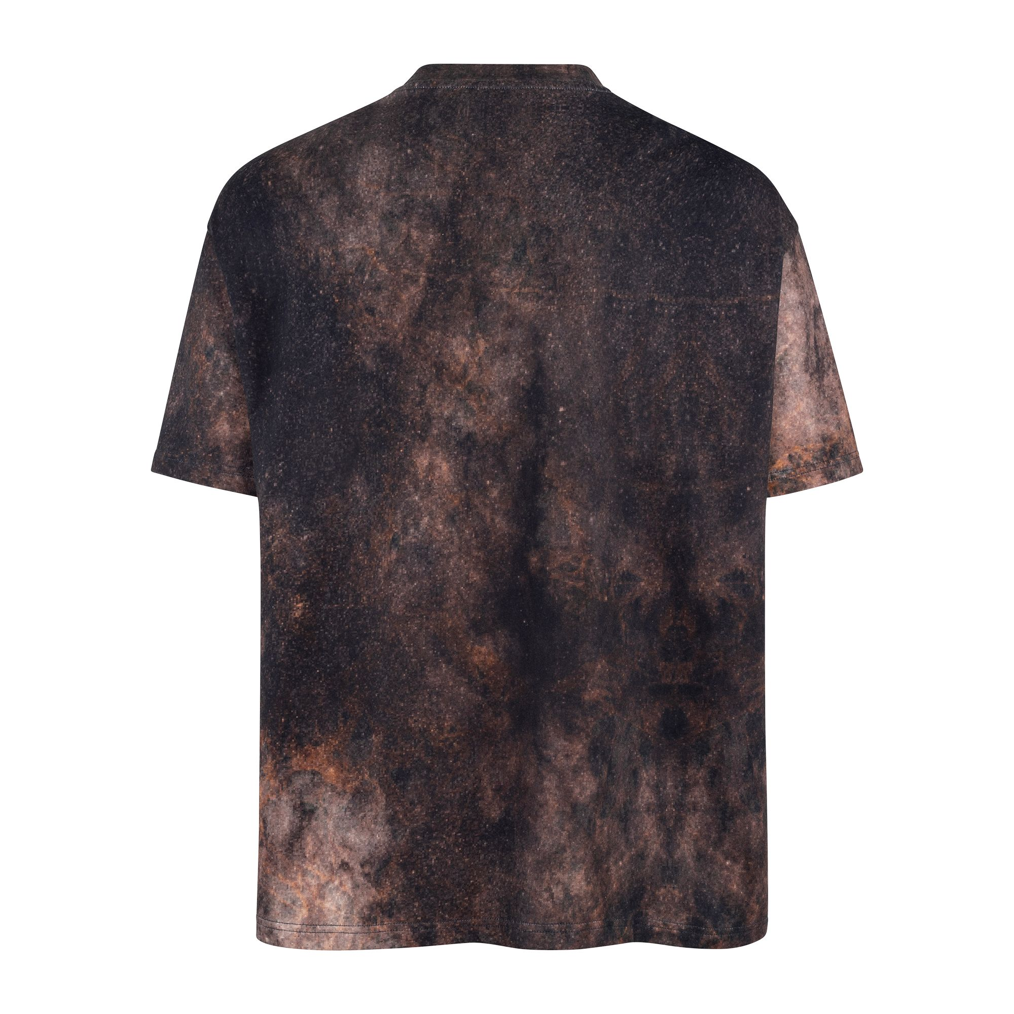 Urban Pioneers Male Stitch Tee T-SHIRT BROWN AOP