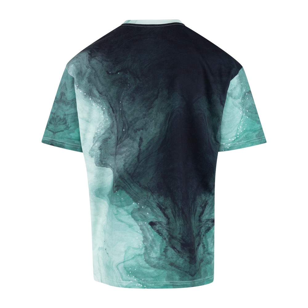 Urban Pioneers Male Stitch Tee T-SHIRT DEEP OCEAN AOP
