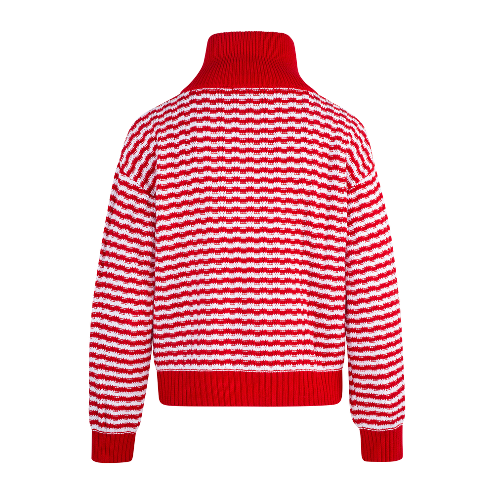Urban Pioneers Female Tale Half-zip SWEATER RED