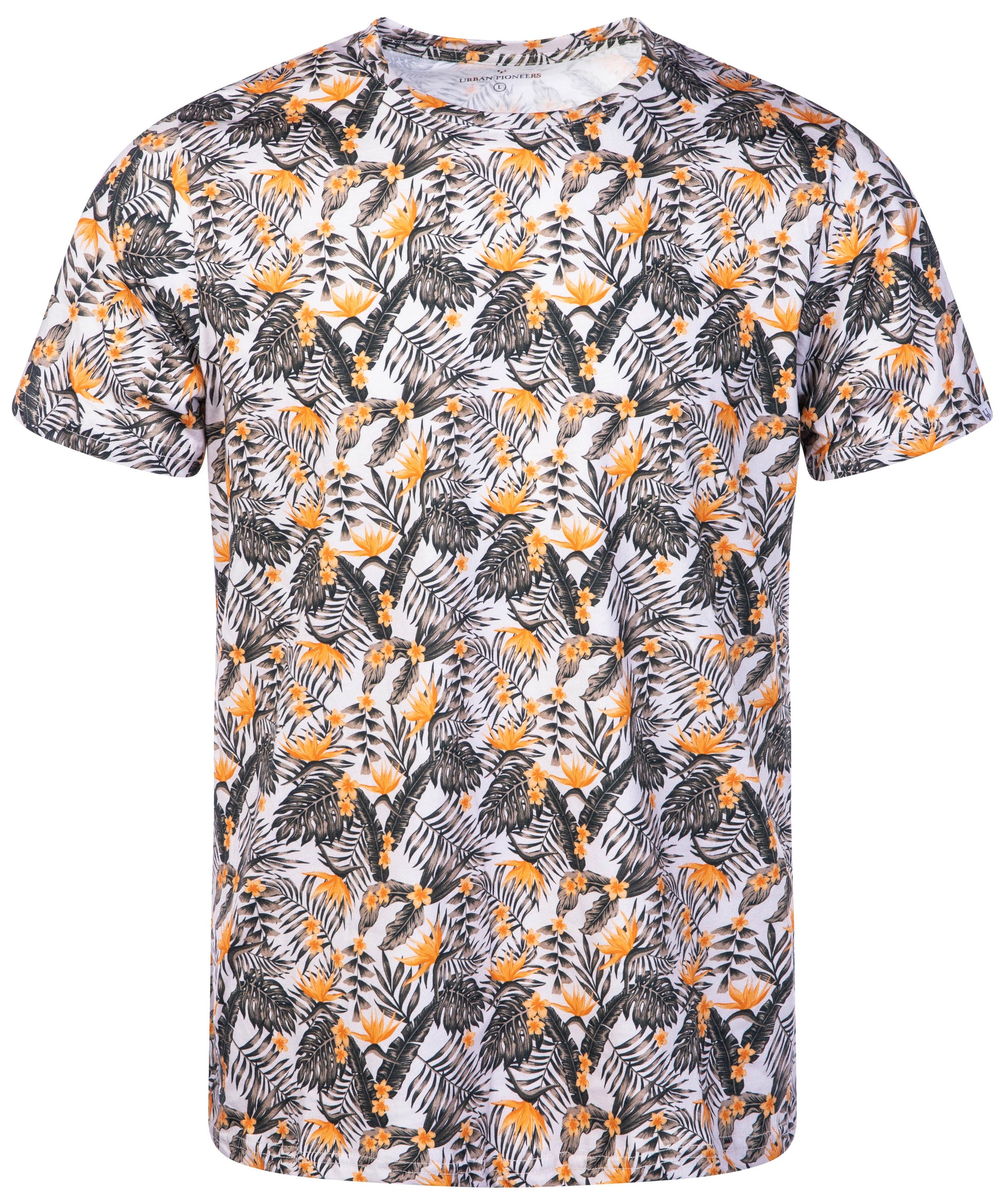 Urban Pioneers Male Tarzan Tee T-SHIRT OLIVE JUNGLE AOP