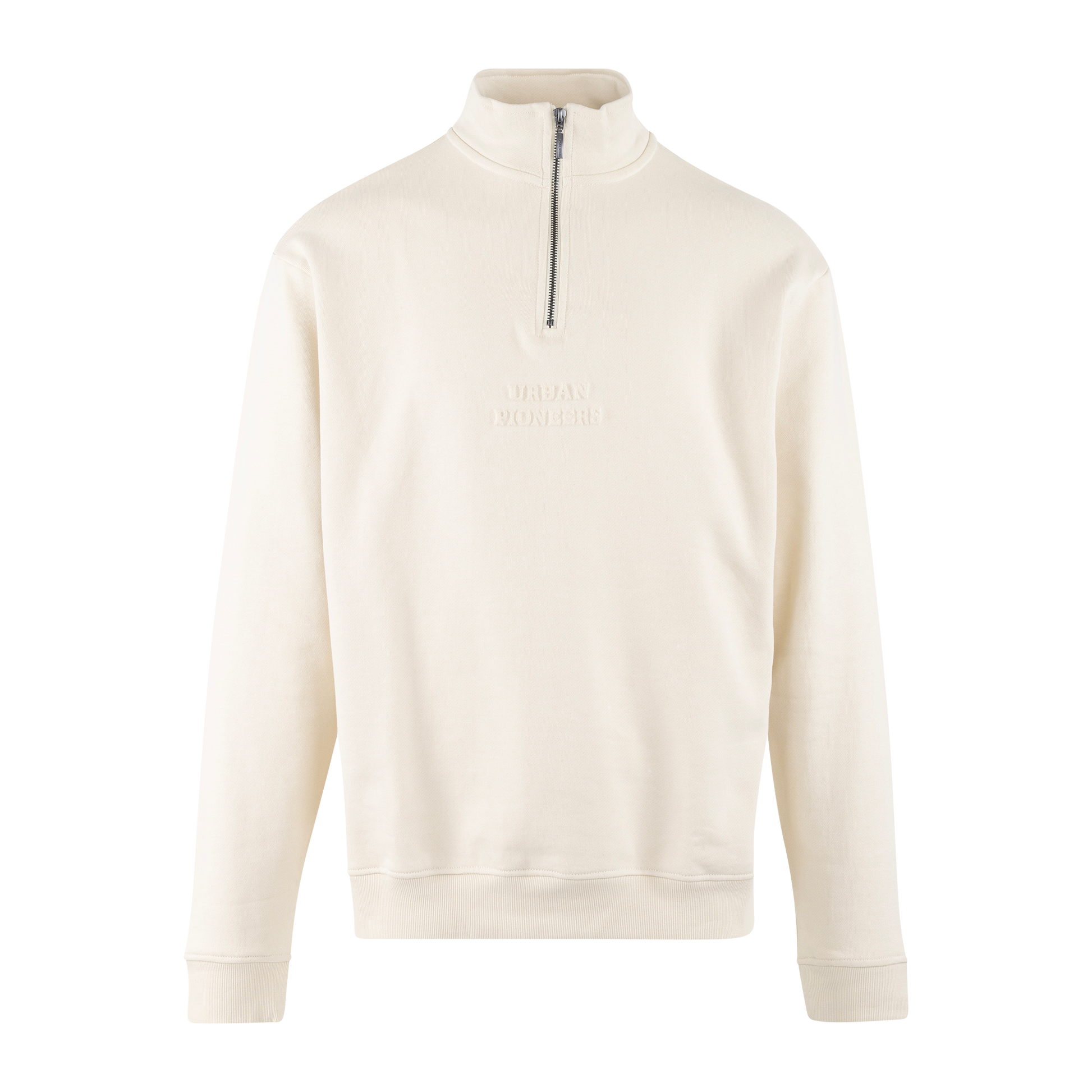 Urban Pioneers Male Thorin Half-zip SWEATER BIRCH