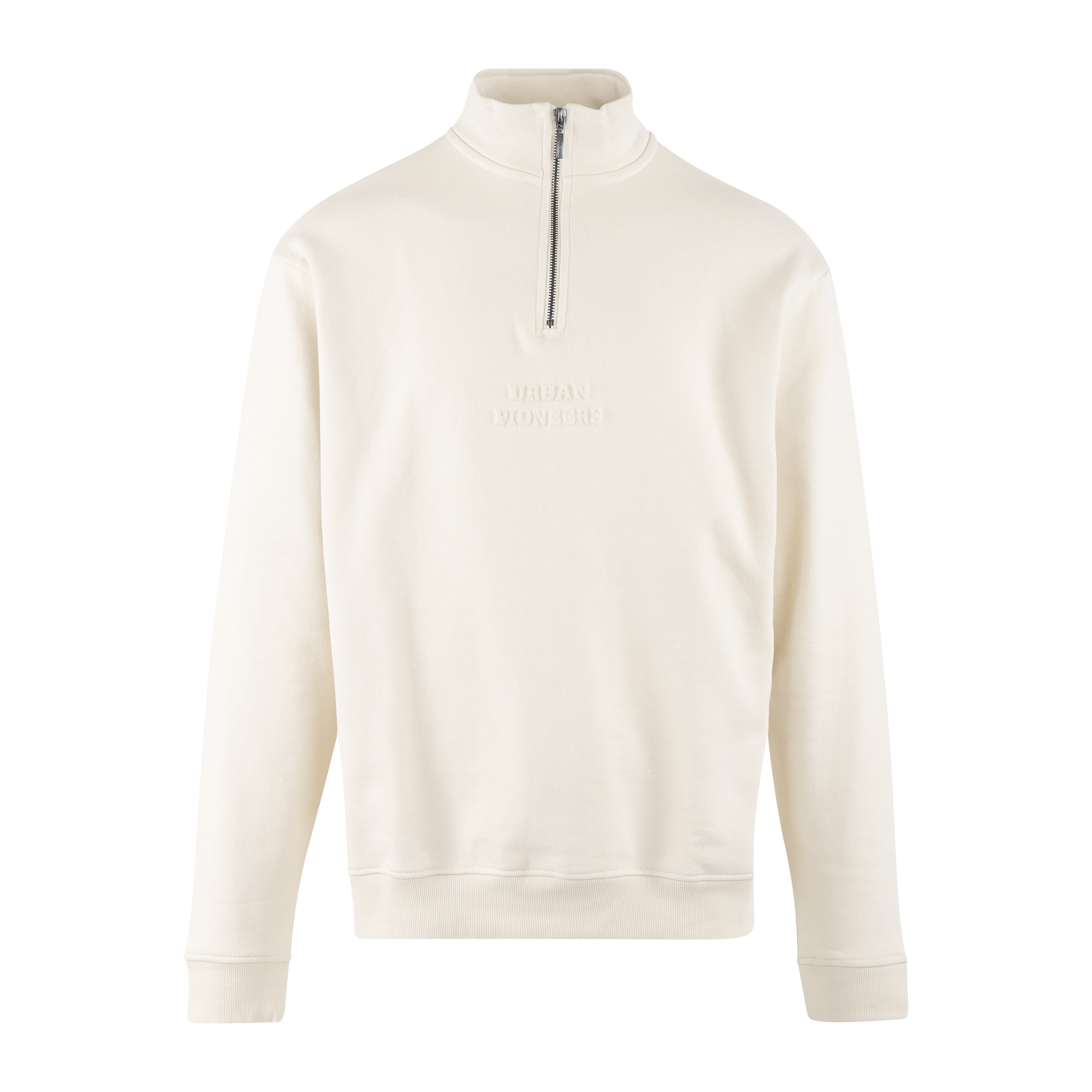 Urban Pioneers Male Thorin Half-zip SWEATER BIRCH