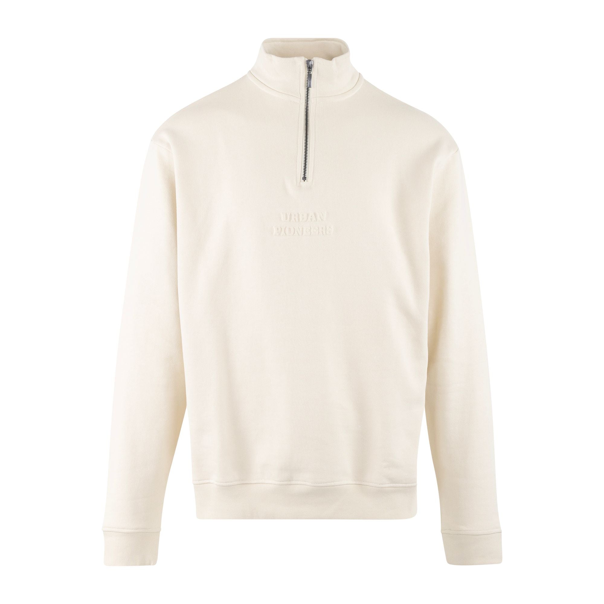 Urban Pioneers Male Thorin Half-zip SWEATER BIRCH