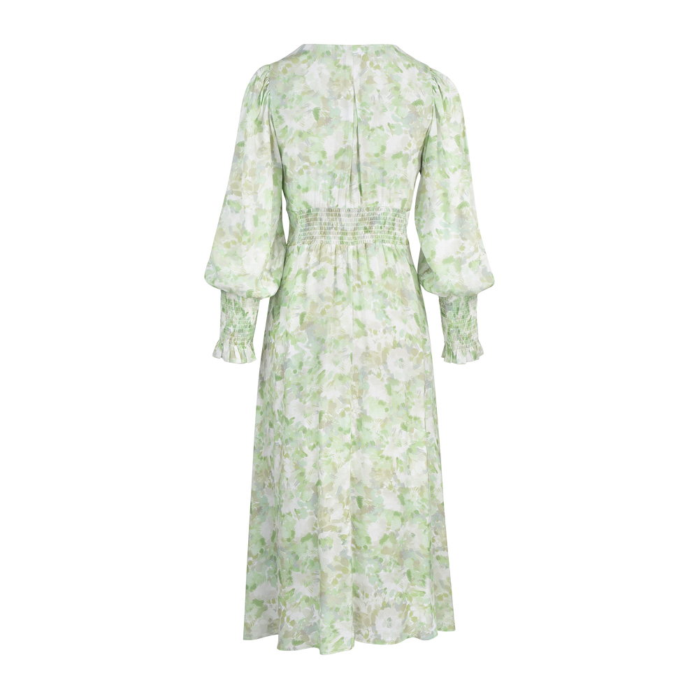 Urban Pioneers Female Ulrikke Dress DRESS GREEN AOP