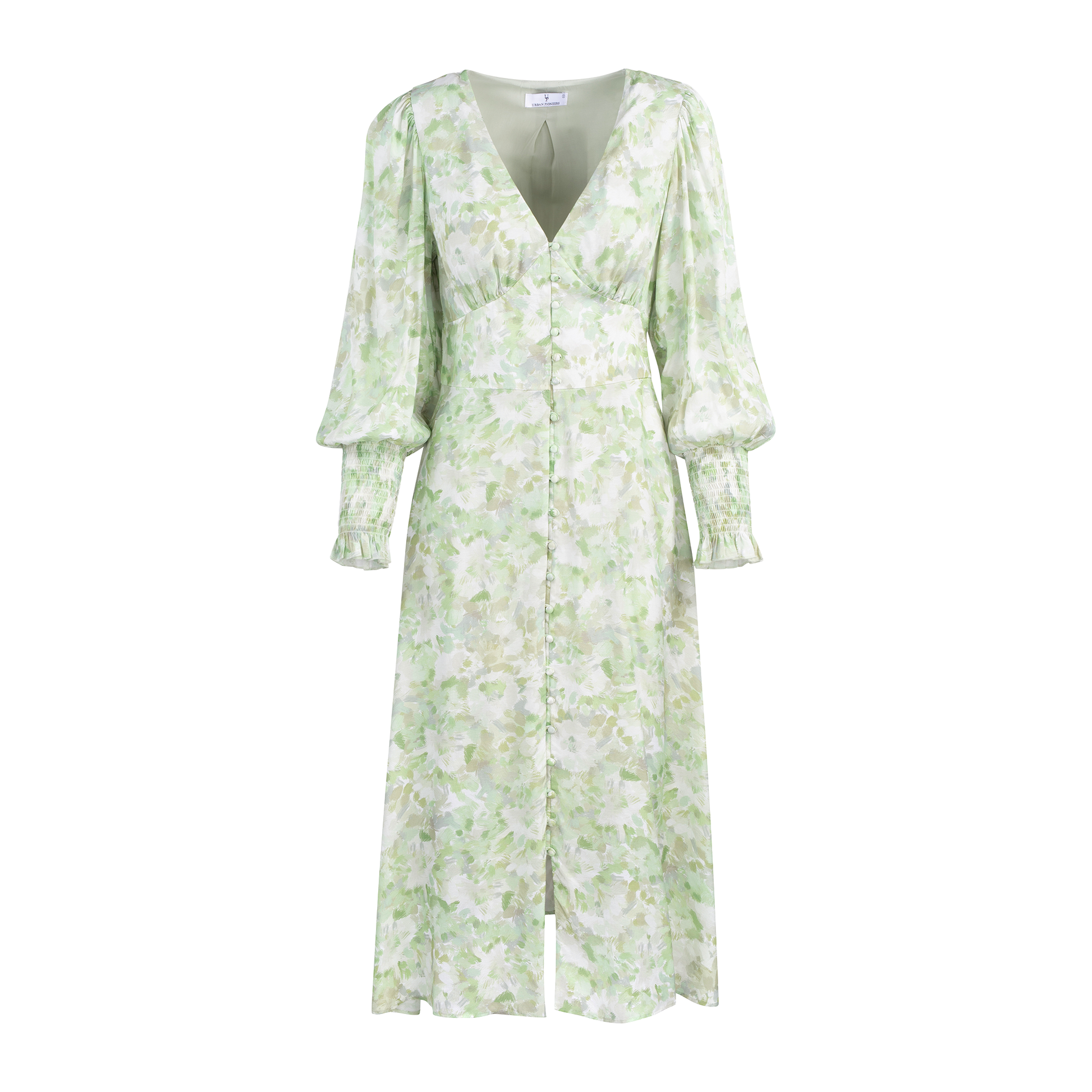 Urban Pioneers Female Ulrikke Dress DRESS GREEN AOP