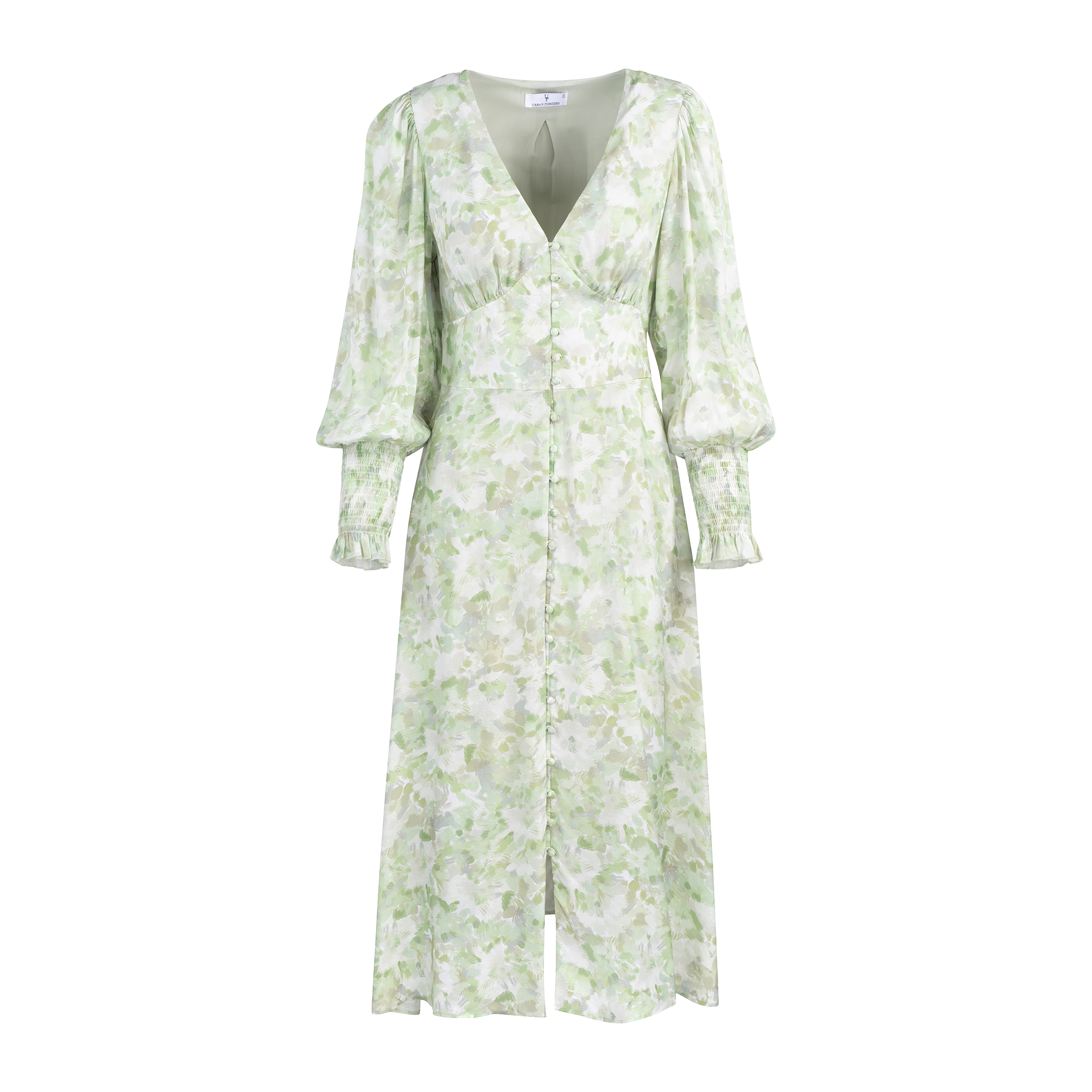 Urban Pioneers Female Ulrikke Dress DRESS GREEN AOP