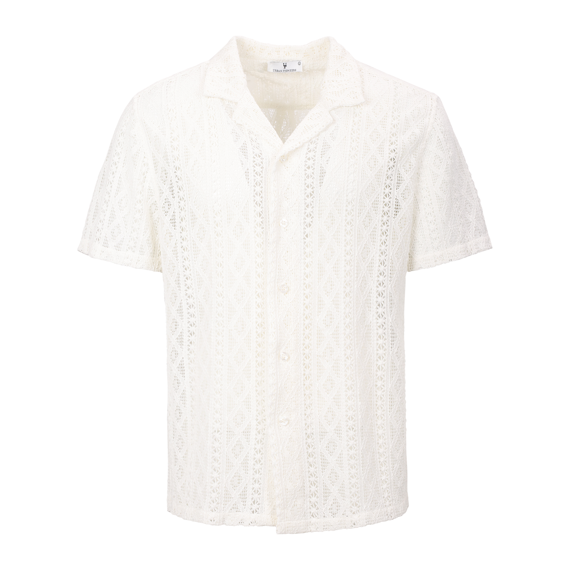 Urban Pioneers Male Valentino SS SHIRT WHITE